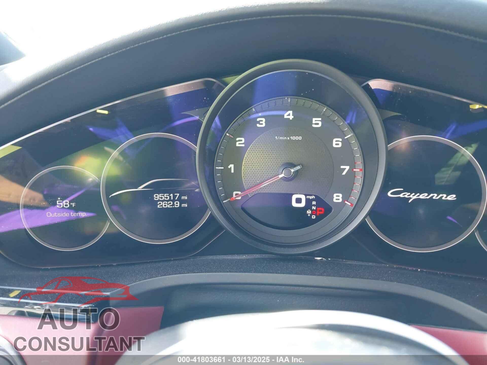 PORSCHE CAYENNE 2019 - WP1AA2AY3KDA07097
