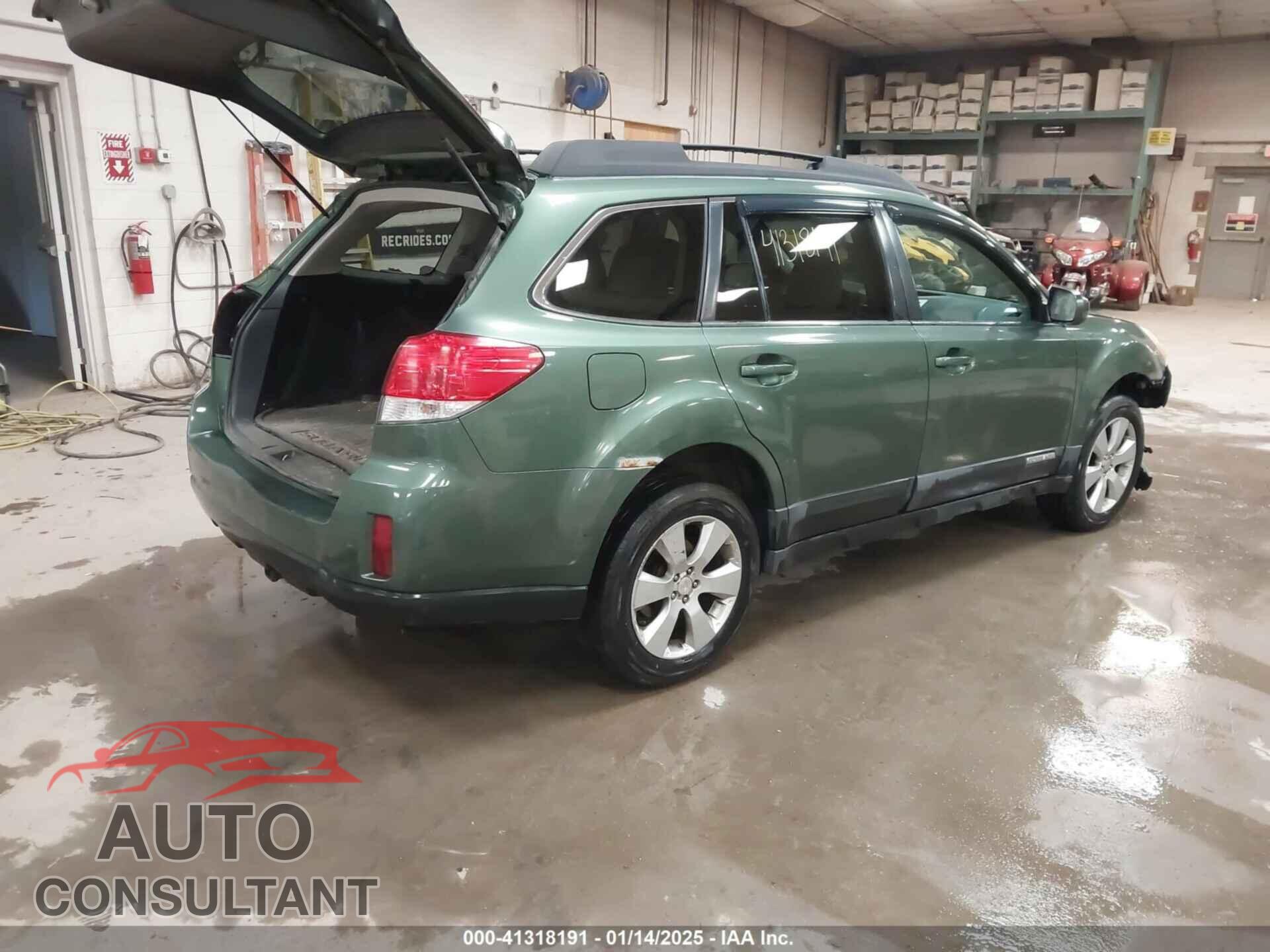 SUBARU OUTBACK 2010 - 4S4BRBKC6A3372097