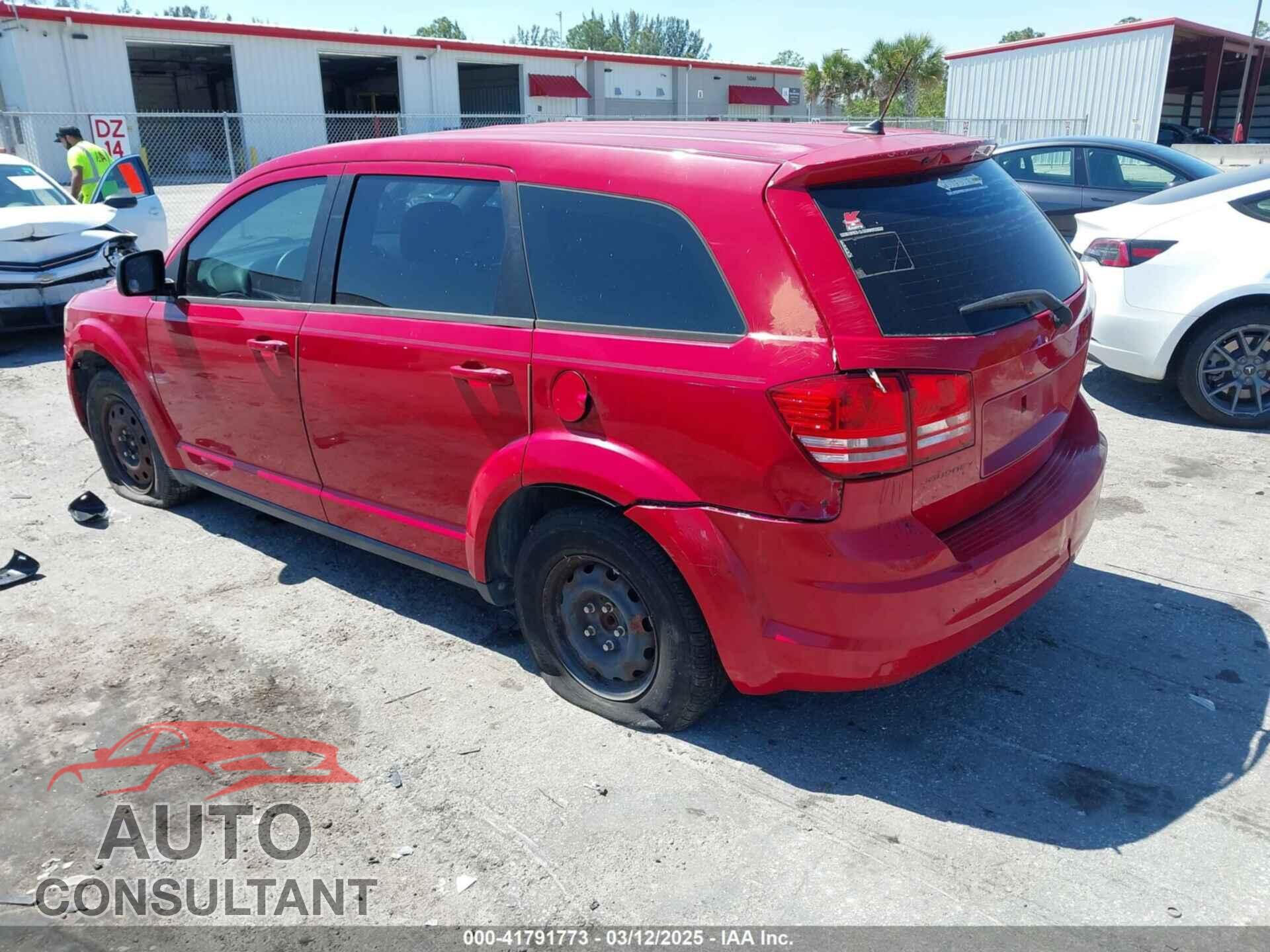 DODGE JOURNEY 2012 - 3C4PDCAB0CT324450