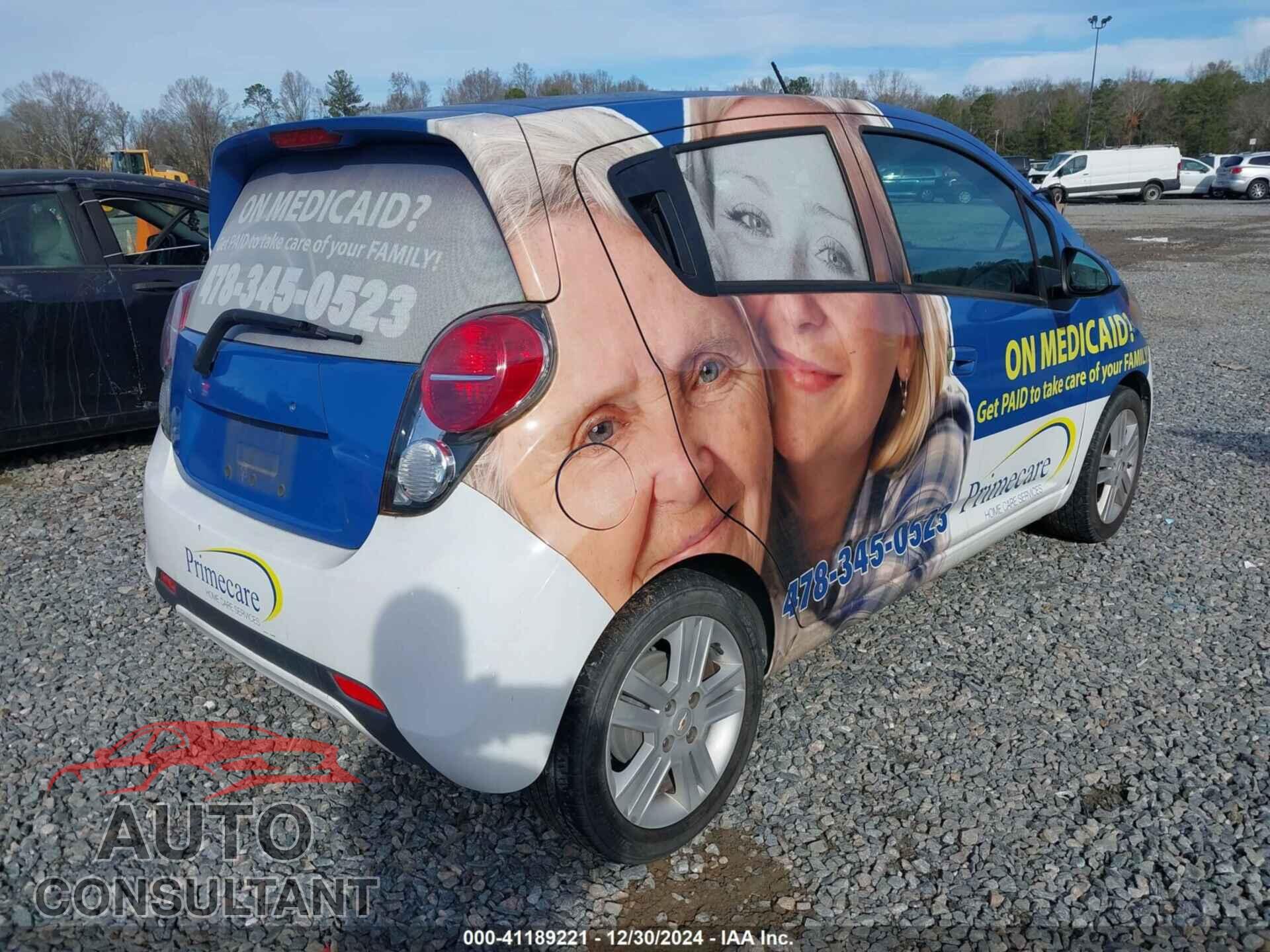 CHEVROLET SPARK 2014 - KL8CA6S92EC565597