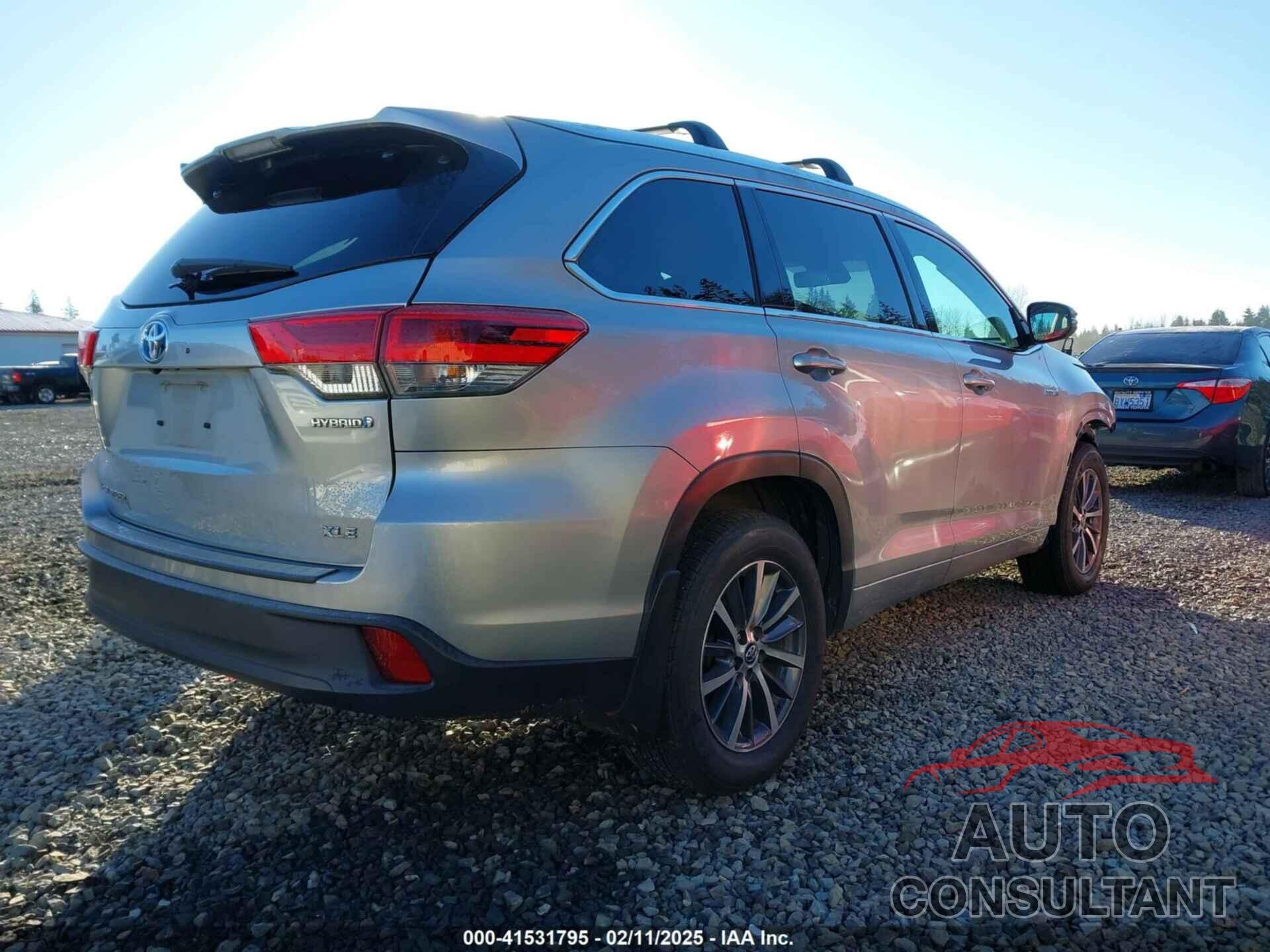 TOYOTA HIGHLANDER HYBRID 2017 - 5TDJGRFH6HS033398