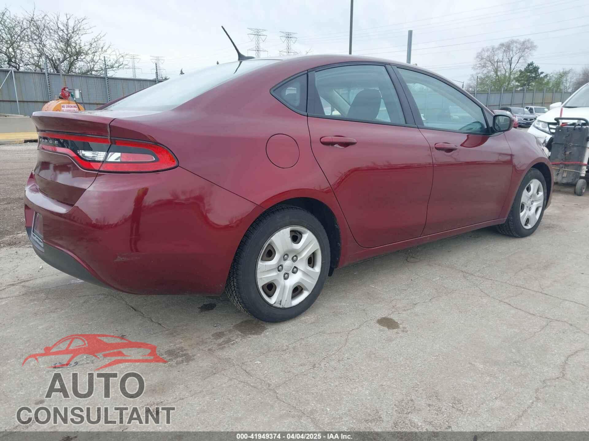 DODGE DART 2015 - 1C3CDFAA6FD301597