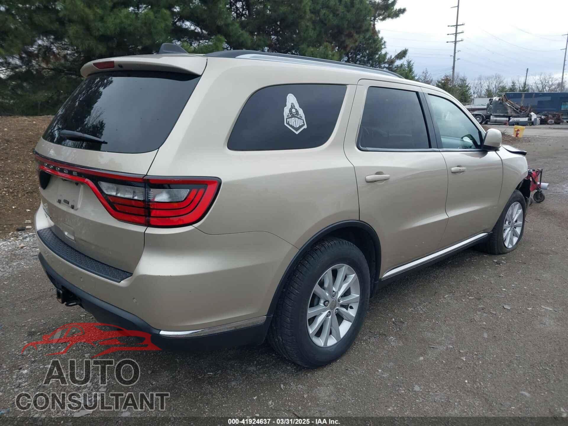 DODGE DURANGO 2014 - 1C4RDJAG0EC287049