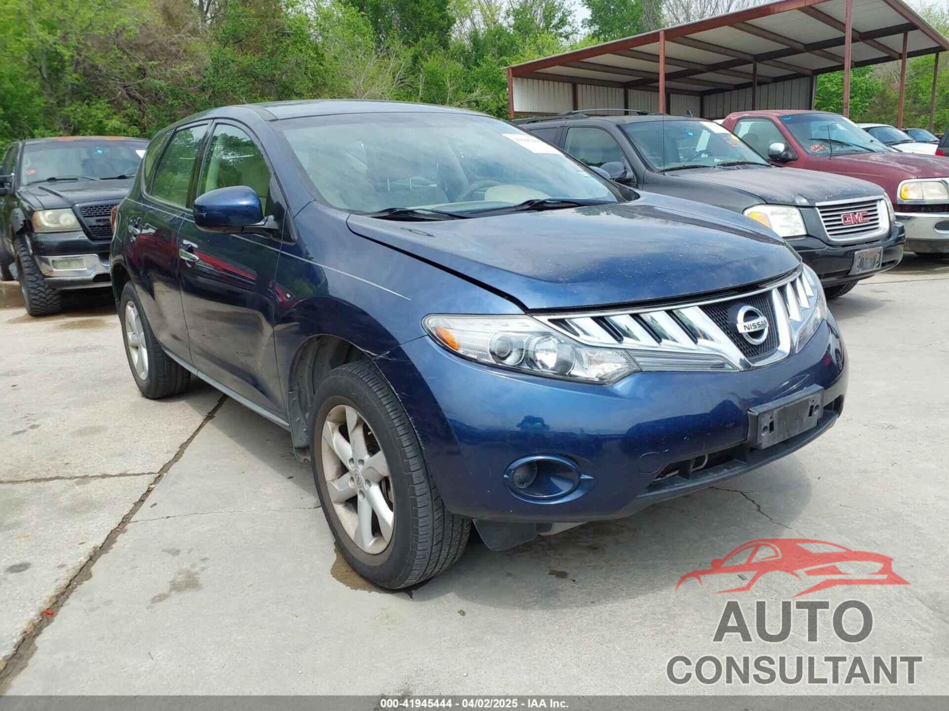 NISSAN MURANO 2009 - JN8AZ18U09W011604