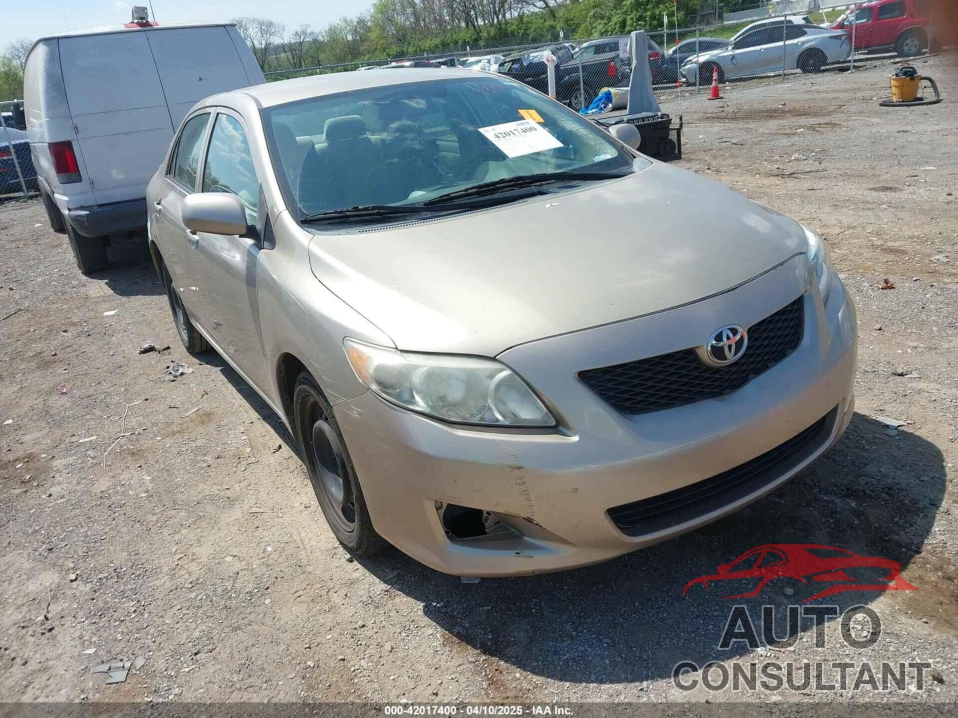 TOYOTA COROLLA 2009 - 1NXBU40E39Z024780