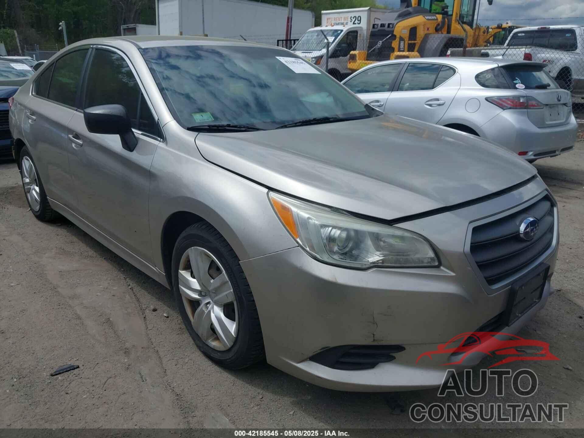 SUBARU LEGACY 2016 - 4S3BNAA66G3002010