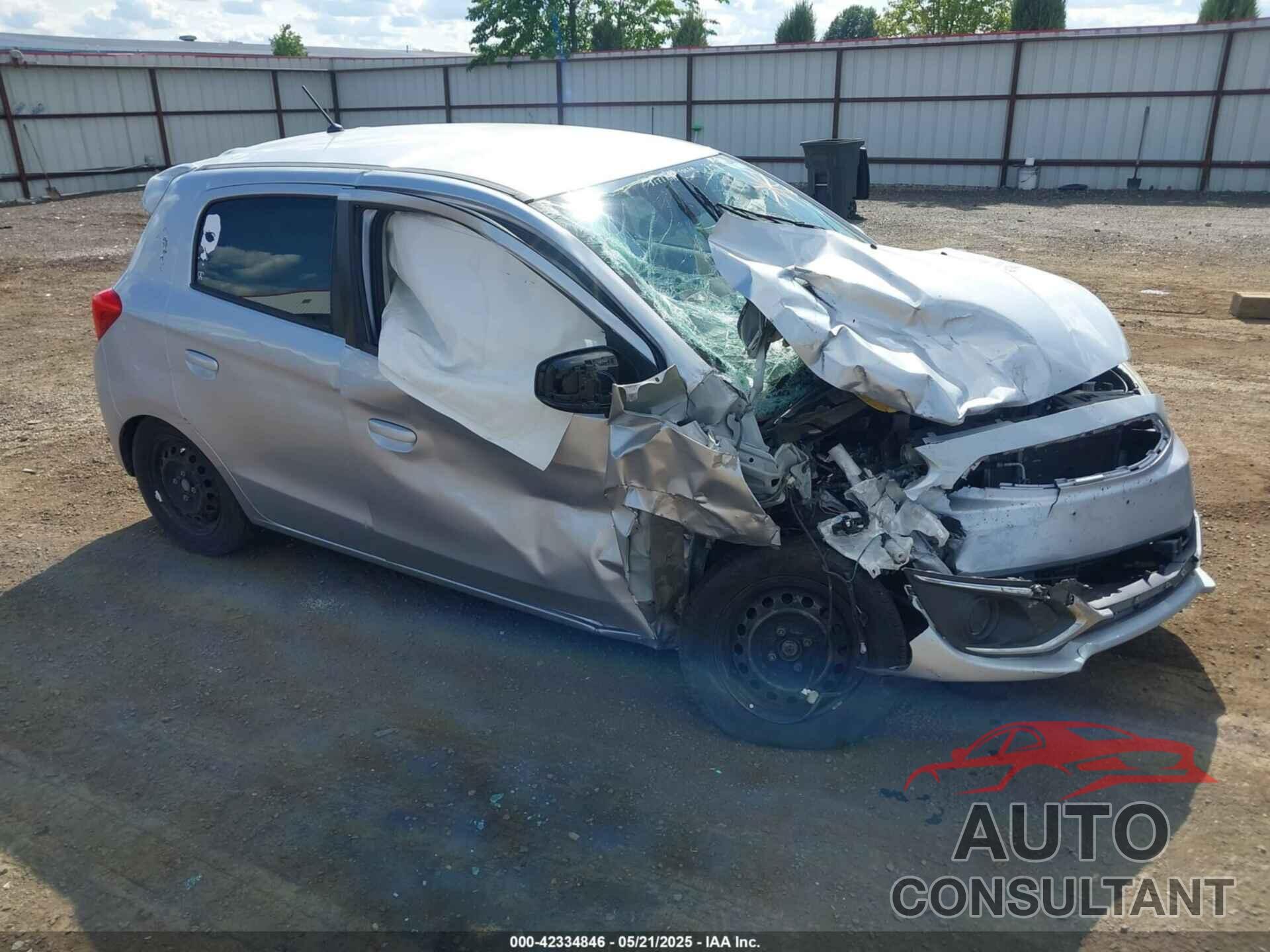 MITSUBISHI MIRAGE 2017 - ML32A3HJ3HH003253