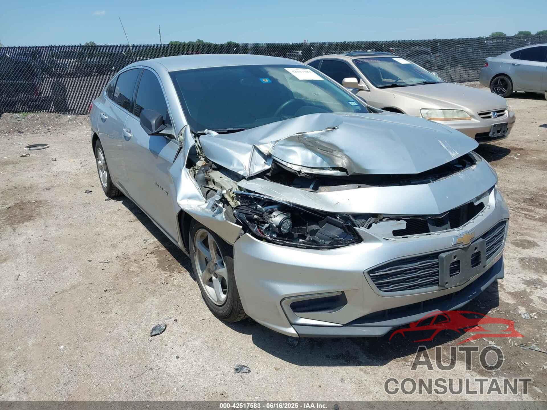 CHEVROLET MALIBU 2017 - 1G1ZB5ST9HF180358