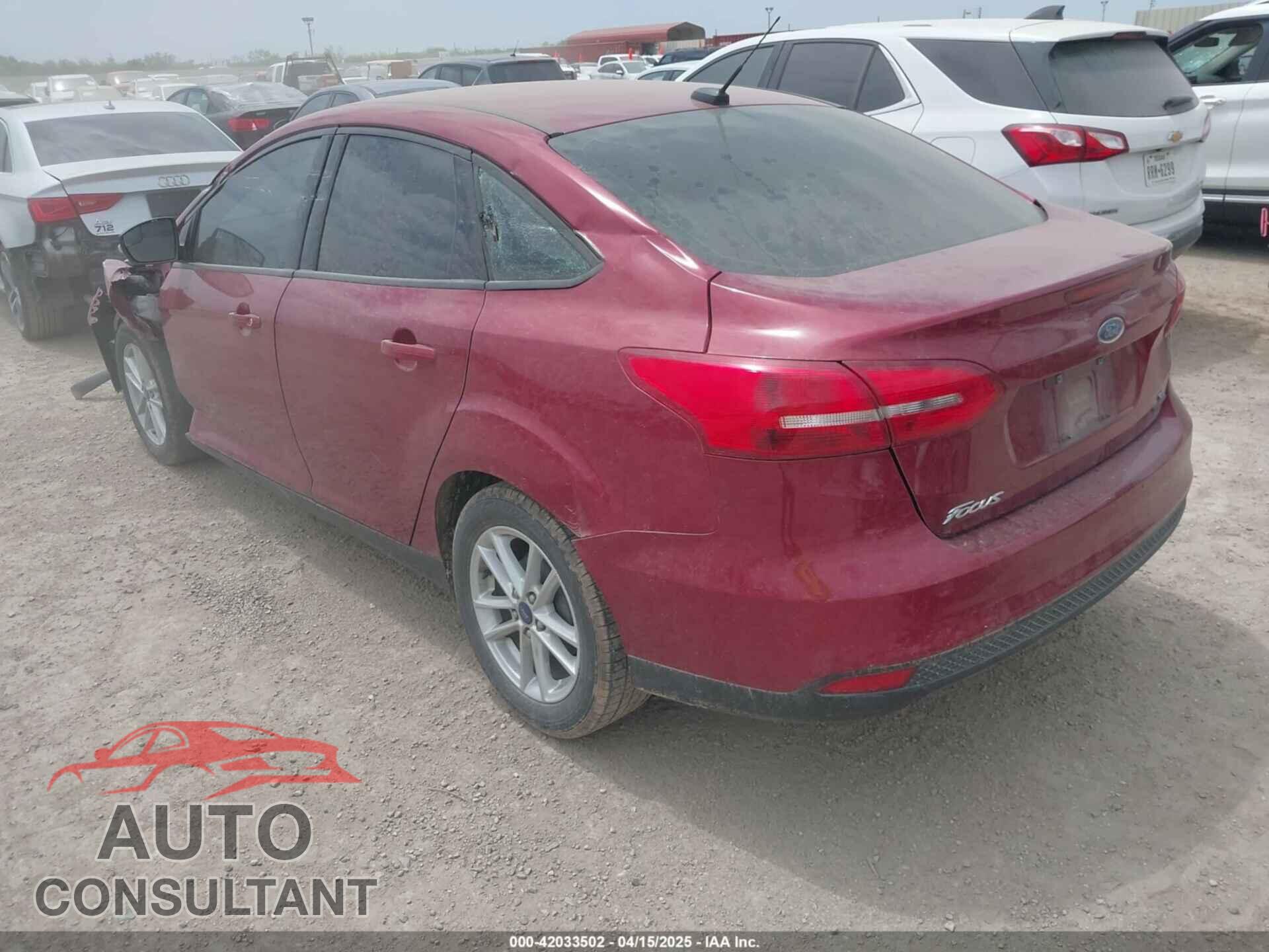 FORD FOCUS 2016 - 1FADP3F27GL389662