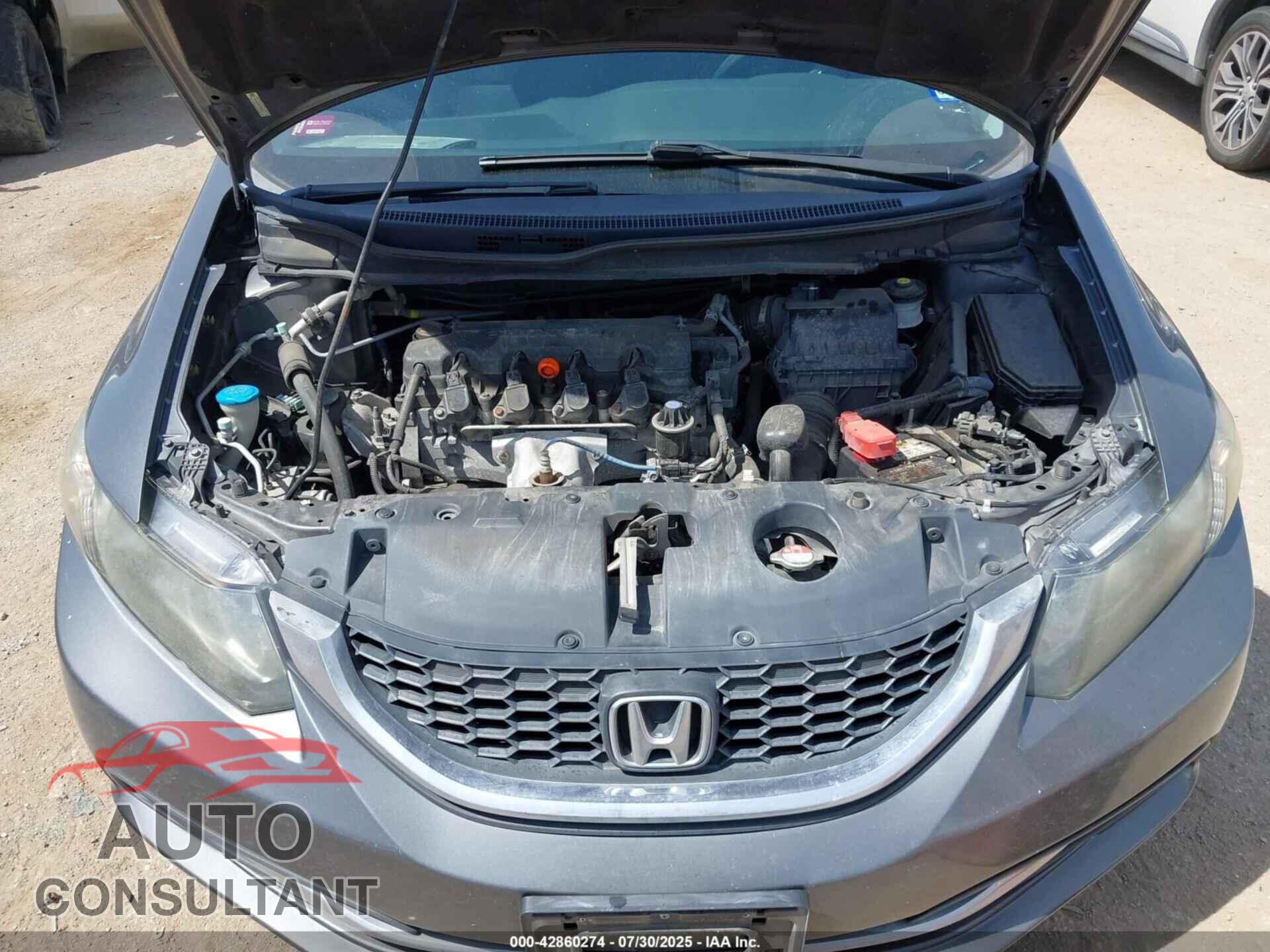HONDA CIVIC 2013 - 19XFB2F58DE100492