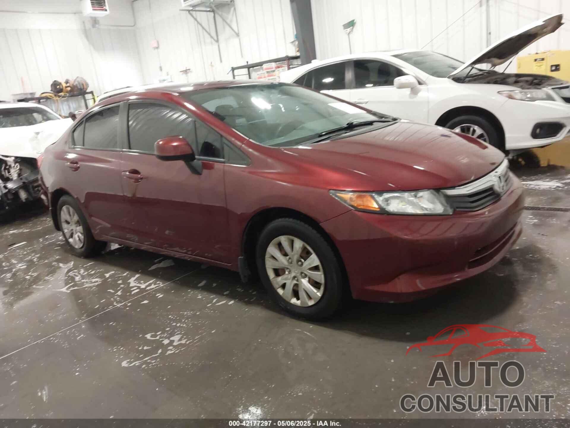 HONDA CIVIC 2012 - 2HGFB2F5XCH608094