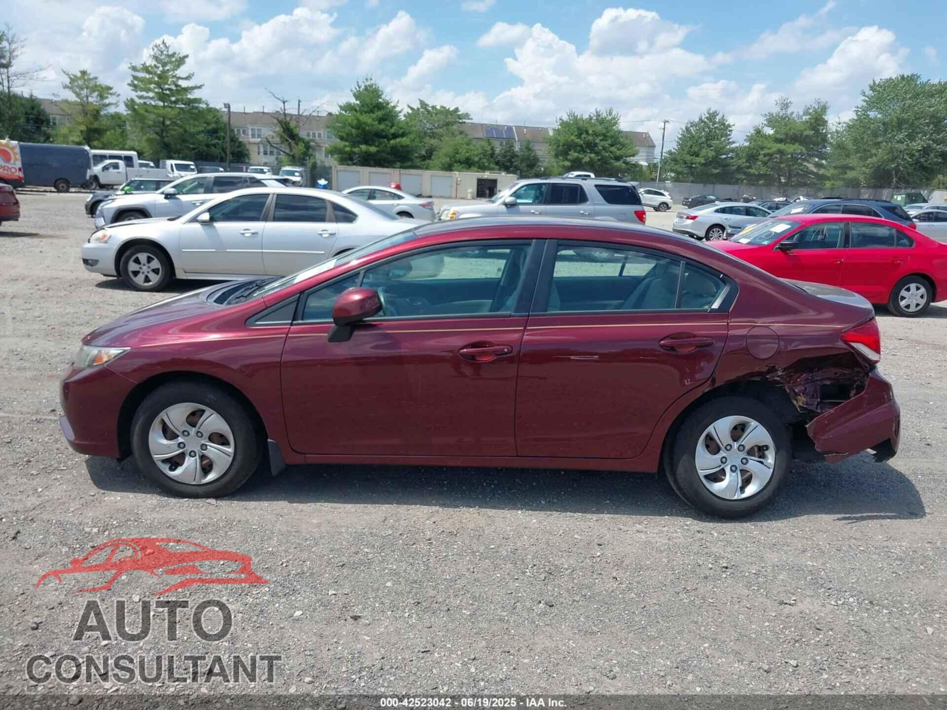 HONDA CIVIC 2013 - 2HGFB2F53DH599997