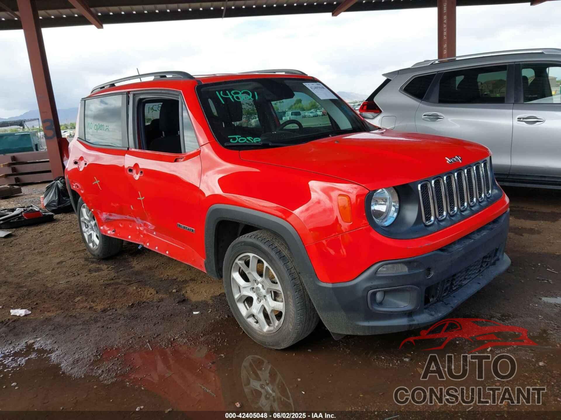 JEEP RENEGADE 2018 - ZACCJABB8JPJ64054
