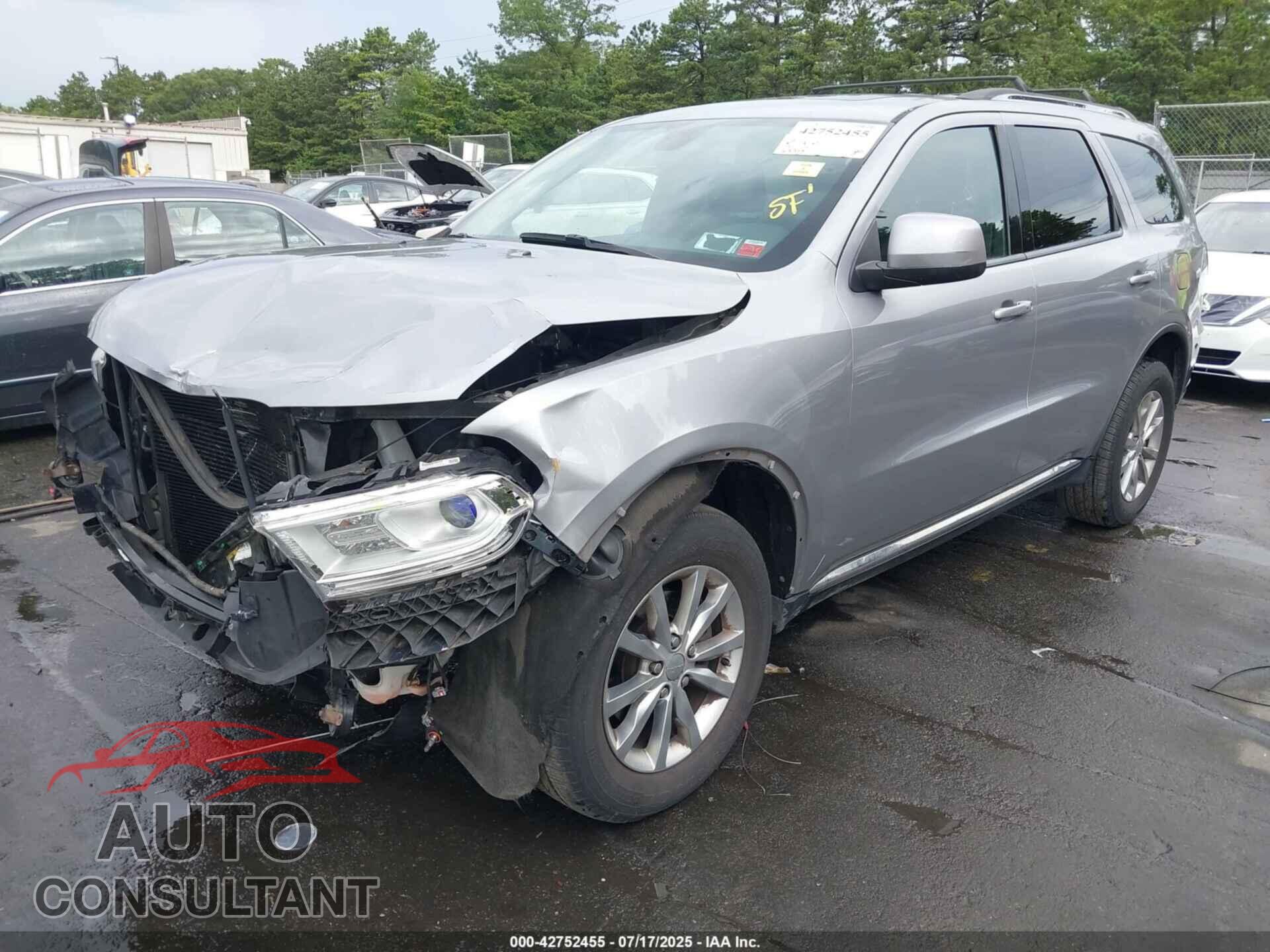 DODGE DURANGO 2017 - 1C4RDJAGXHC881135