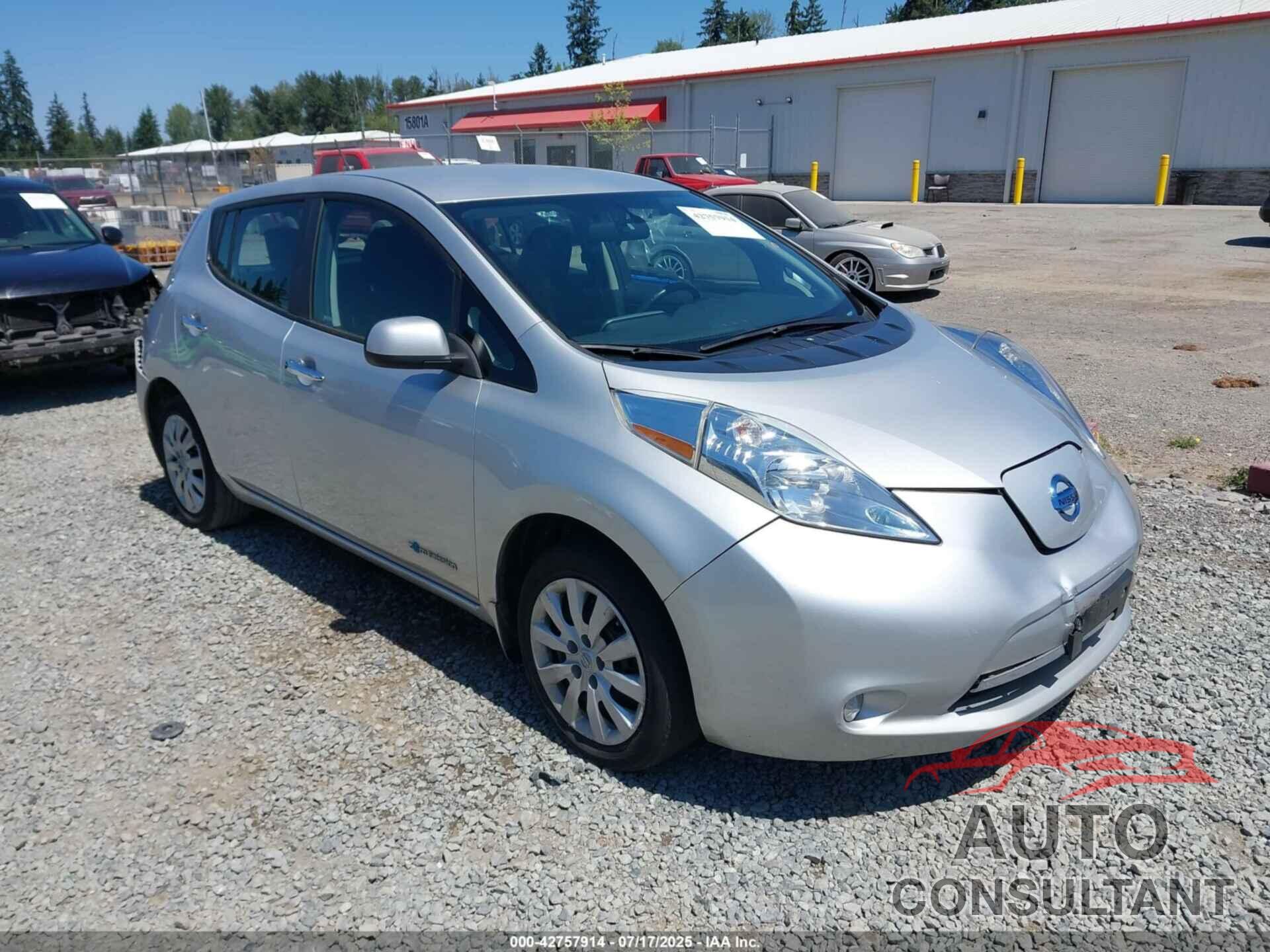 NISSAN LEAF 2015 - 1N4AZ0CPXFC334424