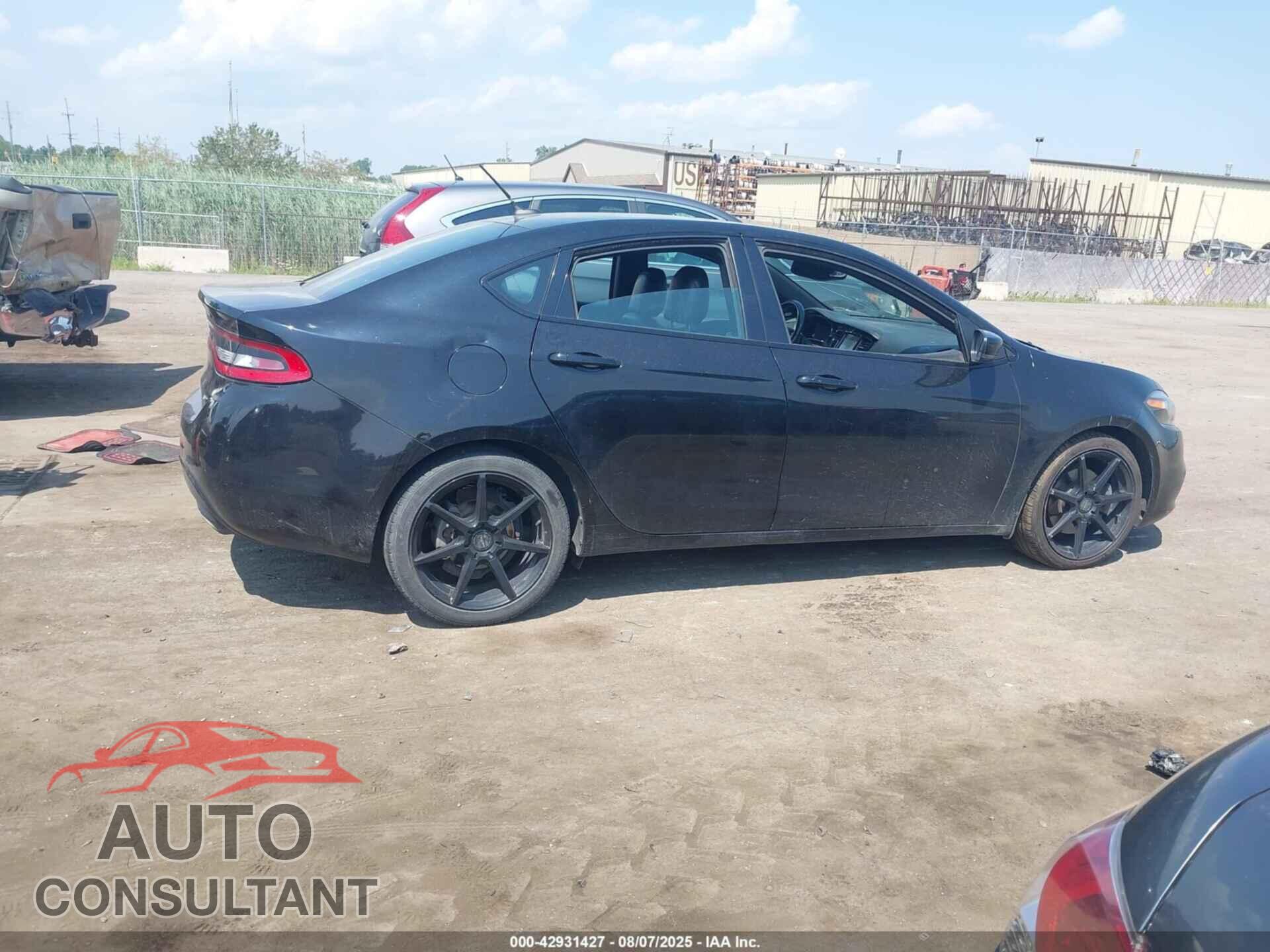 DODGE DART 2015 - 1C3CDFEB0FD378632