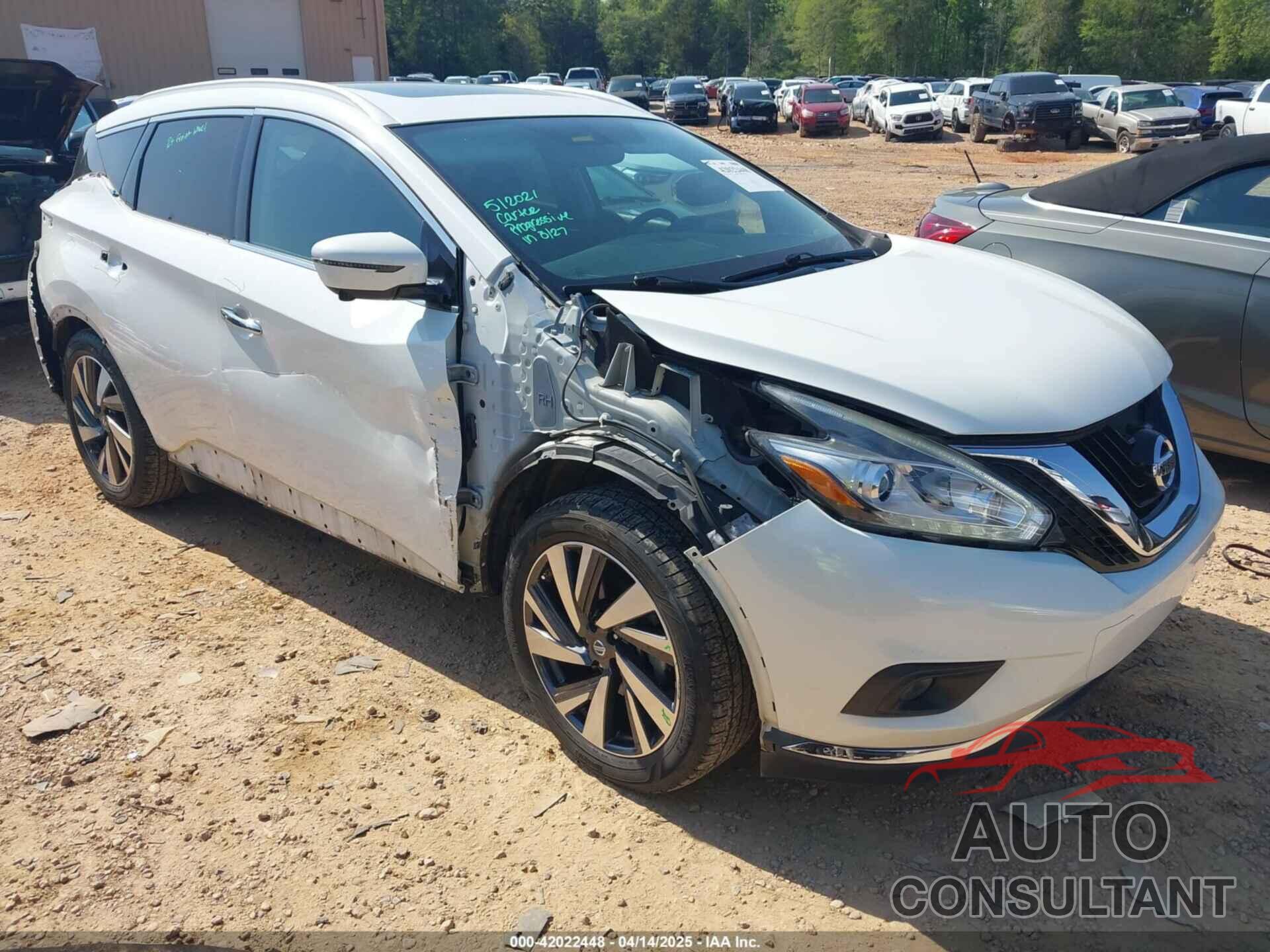 NISSAN MURANO 2018 - 5N1AZ2MH3JN131073