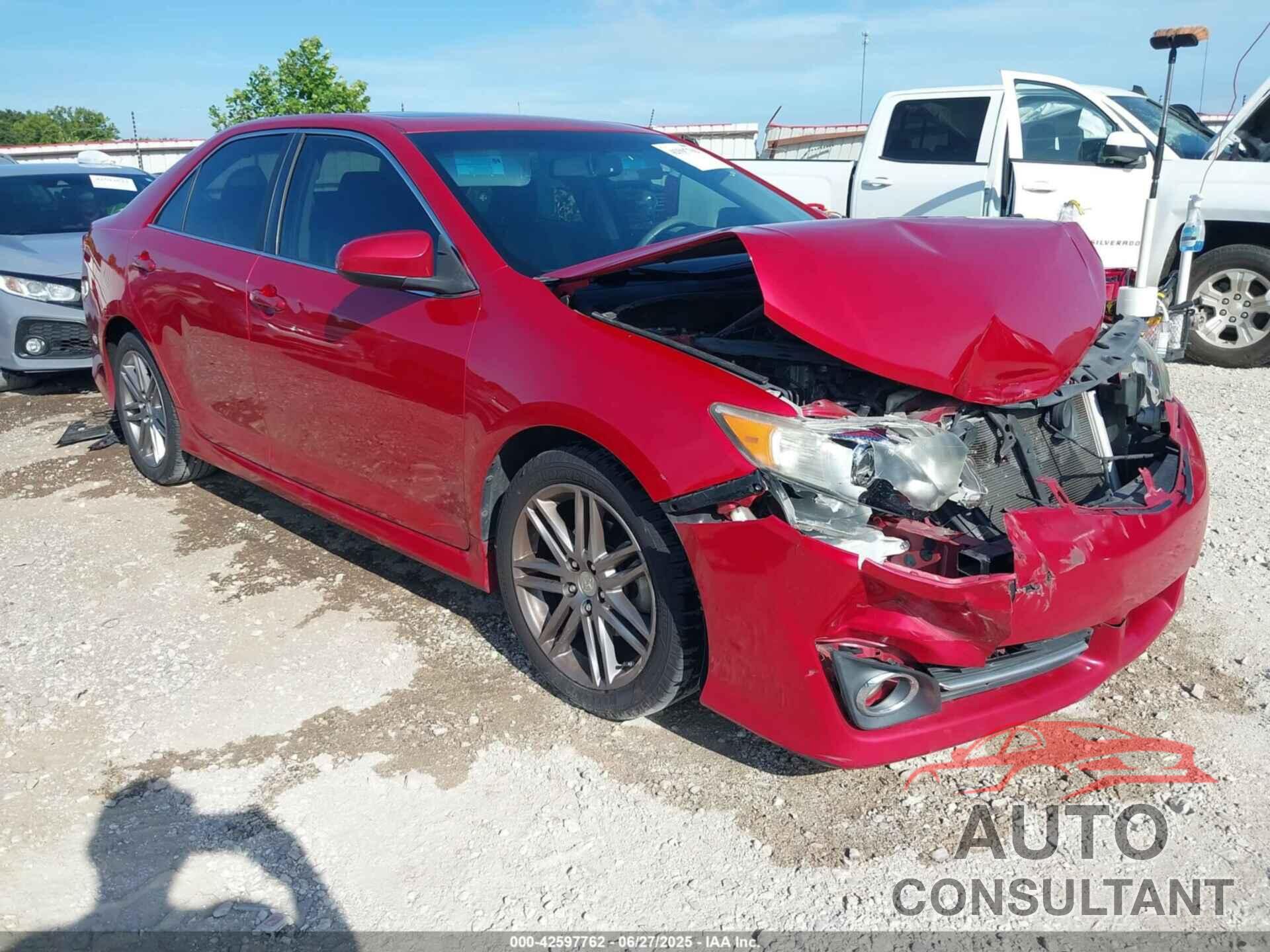 TOYOTA CAMRY 2012 - 4T1BF1FKXCU578914