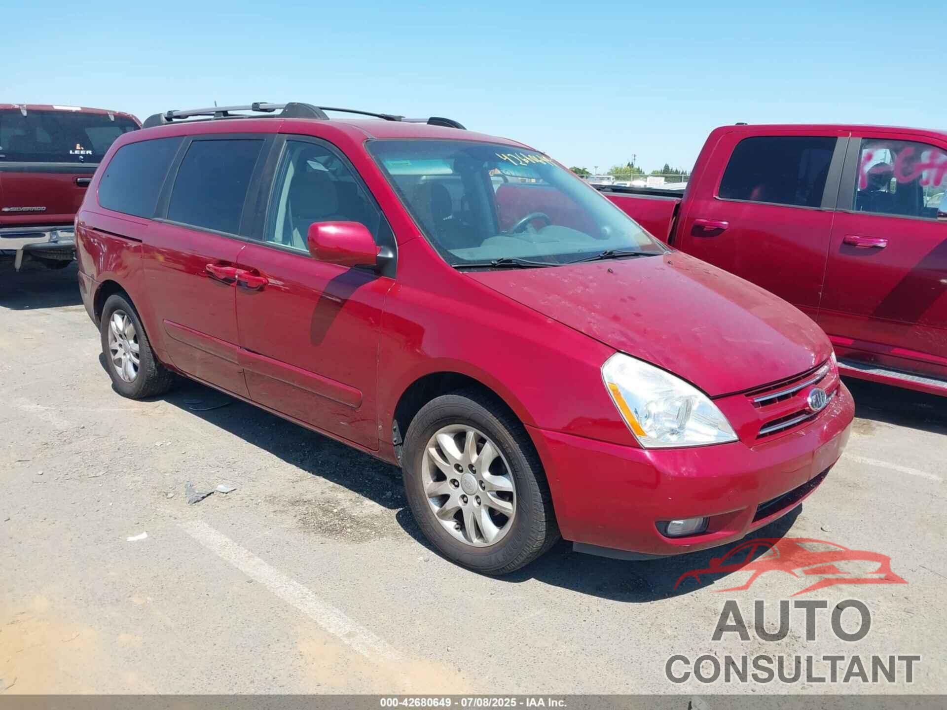 KIA SEDONA 2009 - KNDMB233996272554