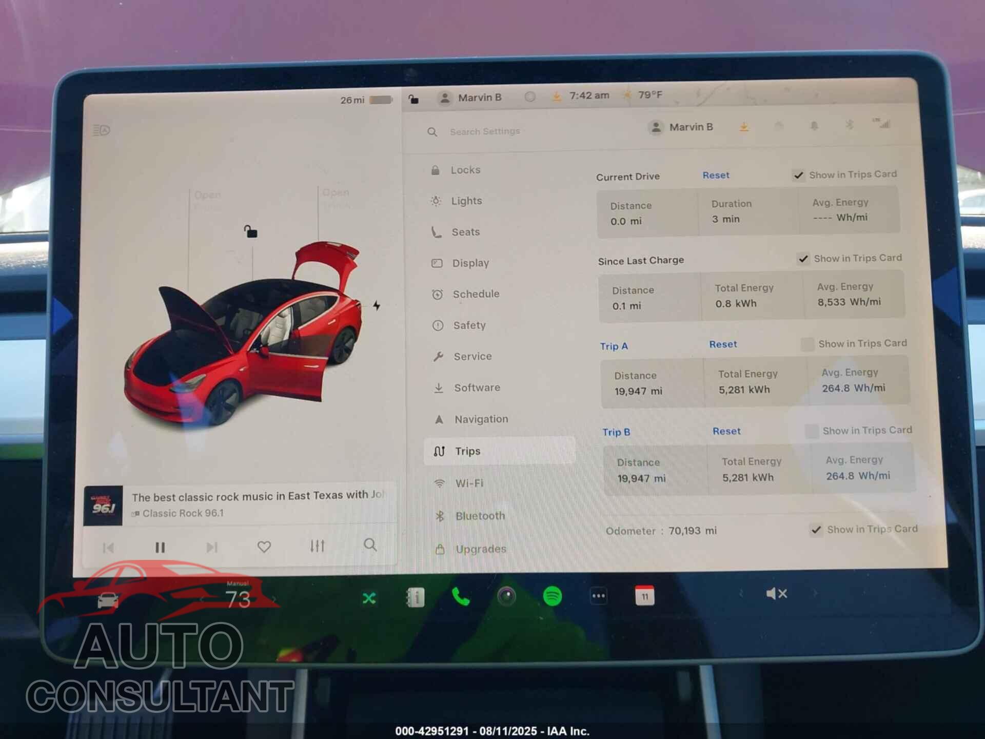 TESLA MODEL 3 2020 - 5YJ3E1EB2LF787733