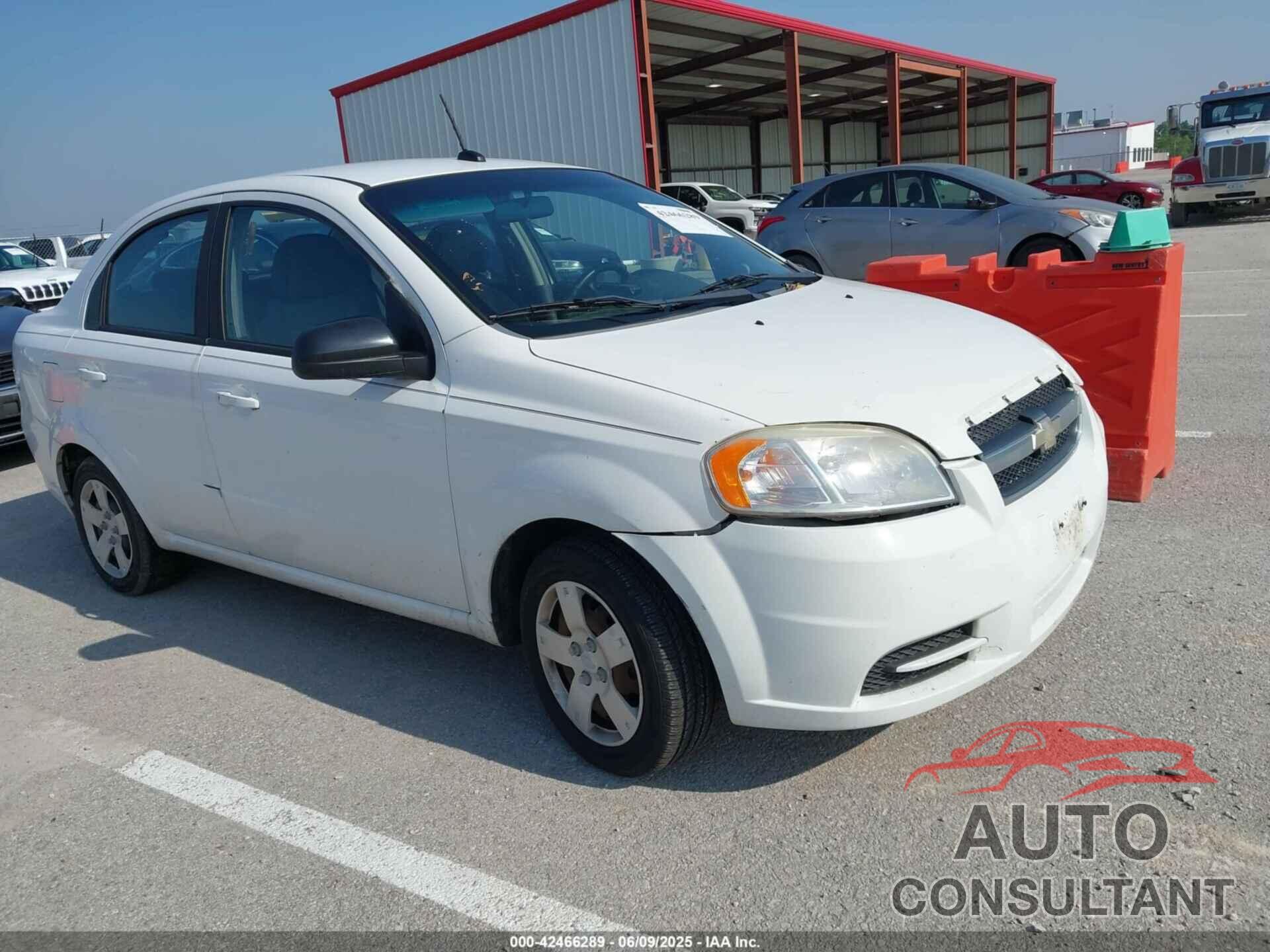 CHEVROLET AVEO 2011 - KL1TD5DE2BB189883