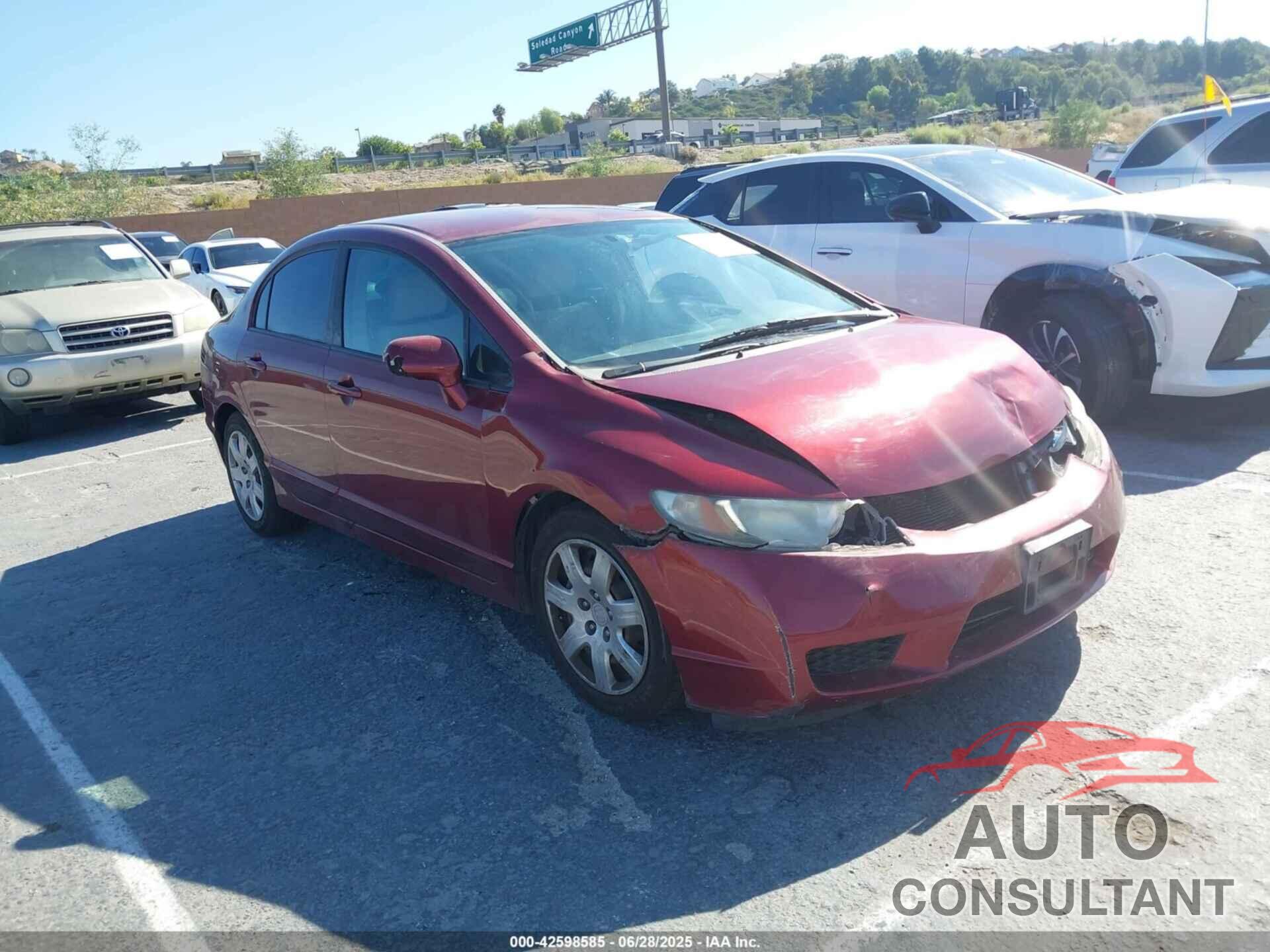 HONDA CIVIC 2010 - 19XFA1F55AE009446