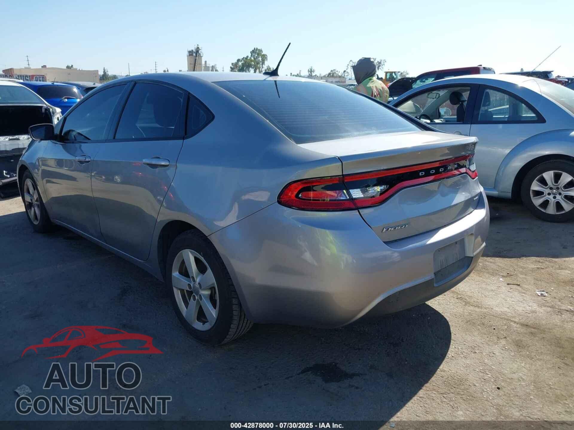 DODGE DART 2015 - 1C3CDFBB3FD140777