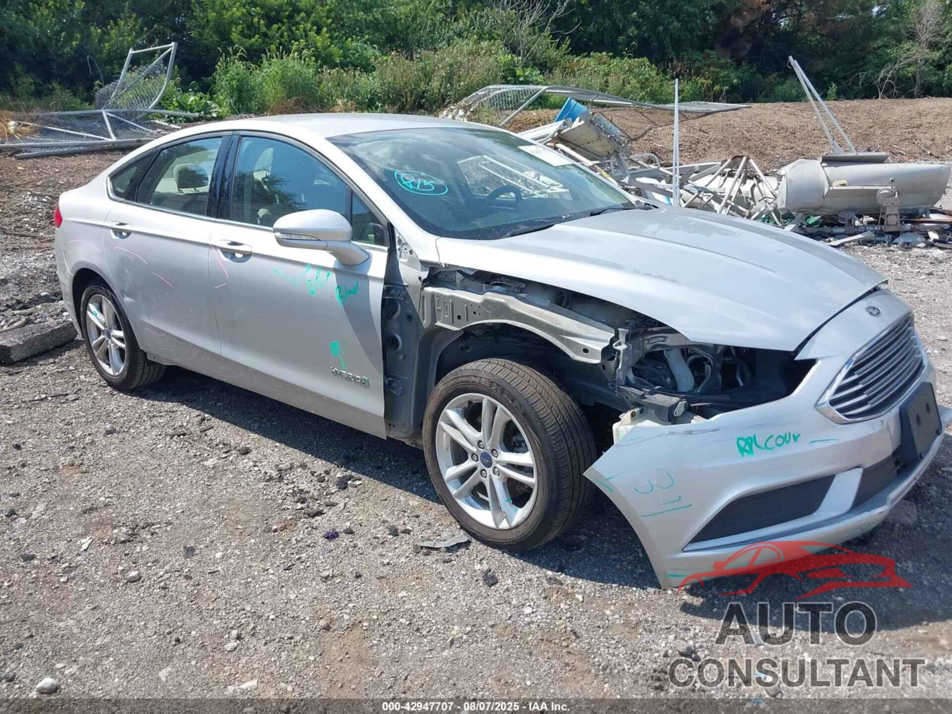 FORD FUSION HYBRID 2018 - 3FA6P0LU6JR125869