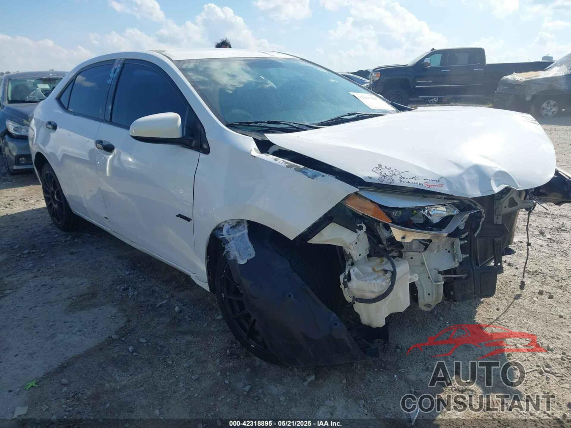 TOYOTA COROLLA 2014 - 5YFBURHE4EP031721