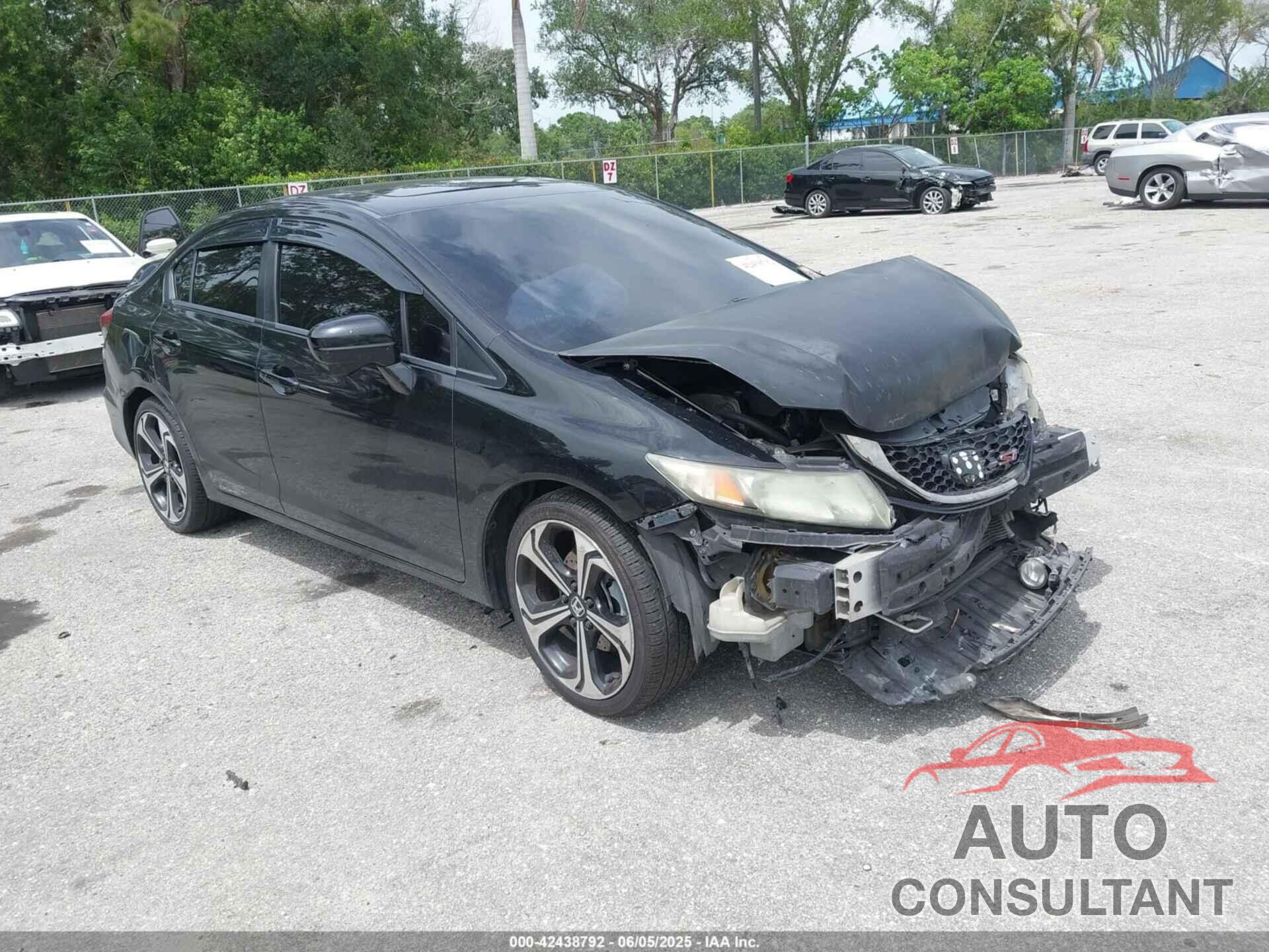 HONDA CIVIC 2015 - 2HGFB6E52FH708459
