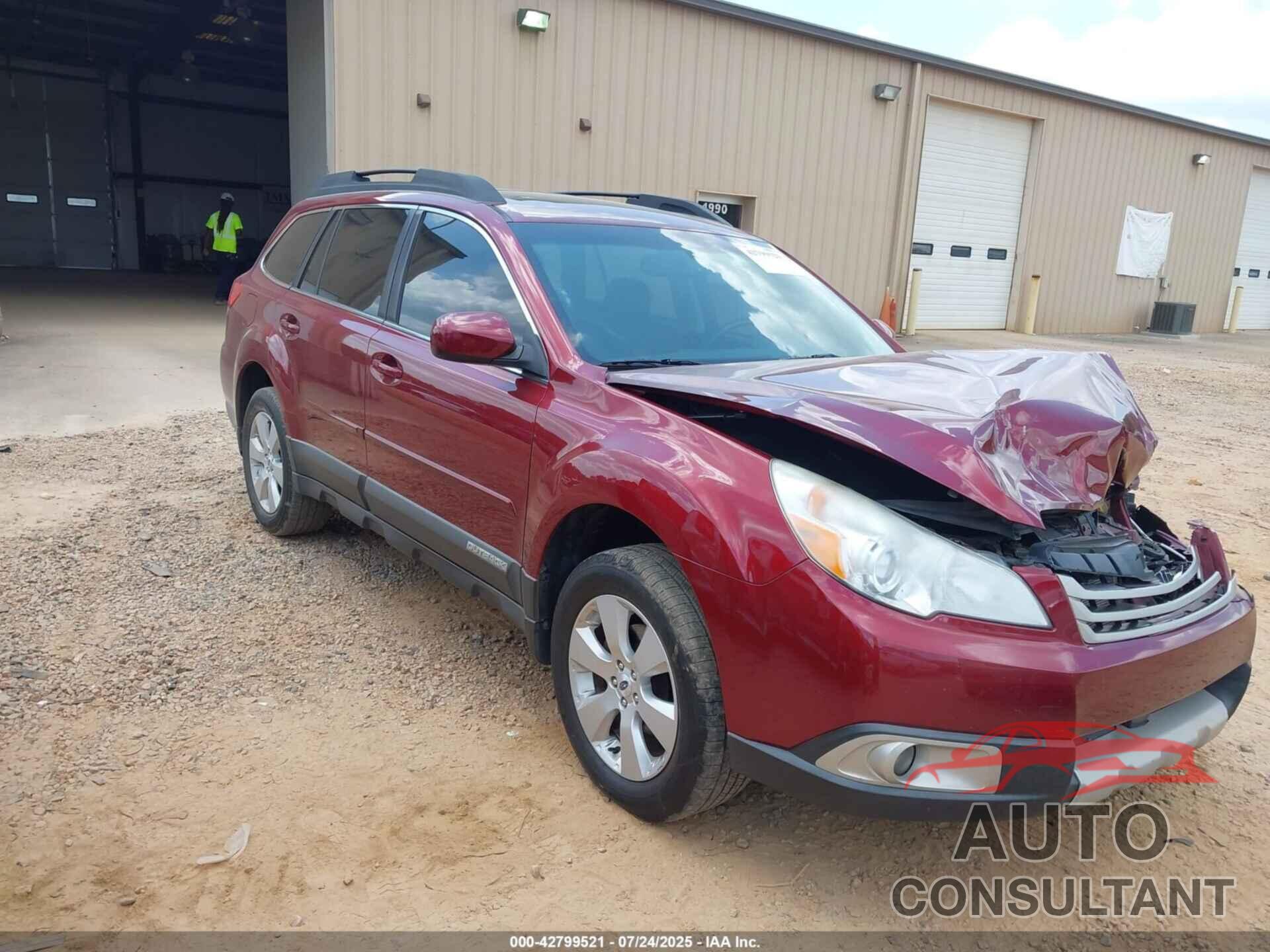 SUBARU OUTBACK 2012 - 4S4BRCKCXC3249332