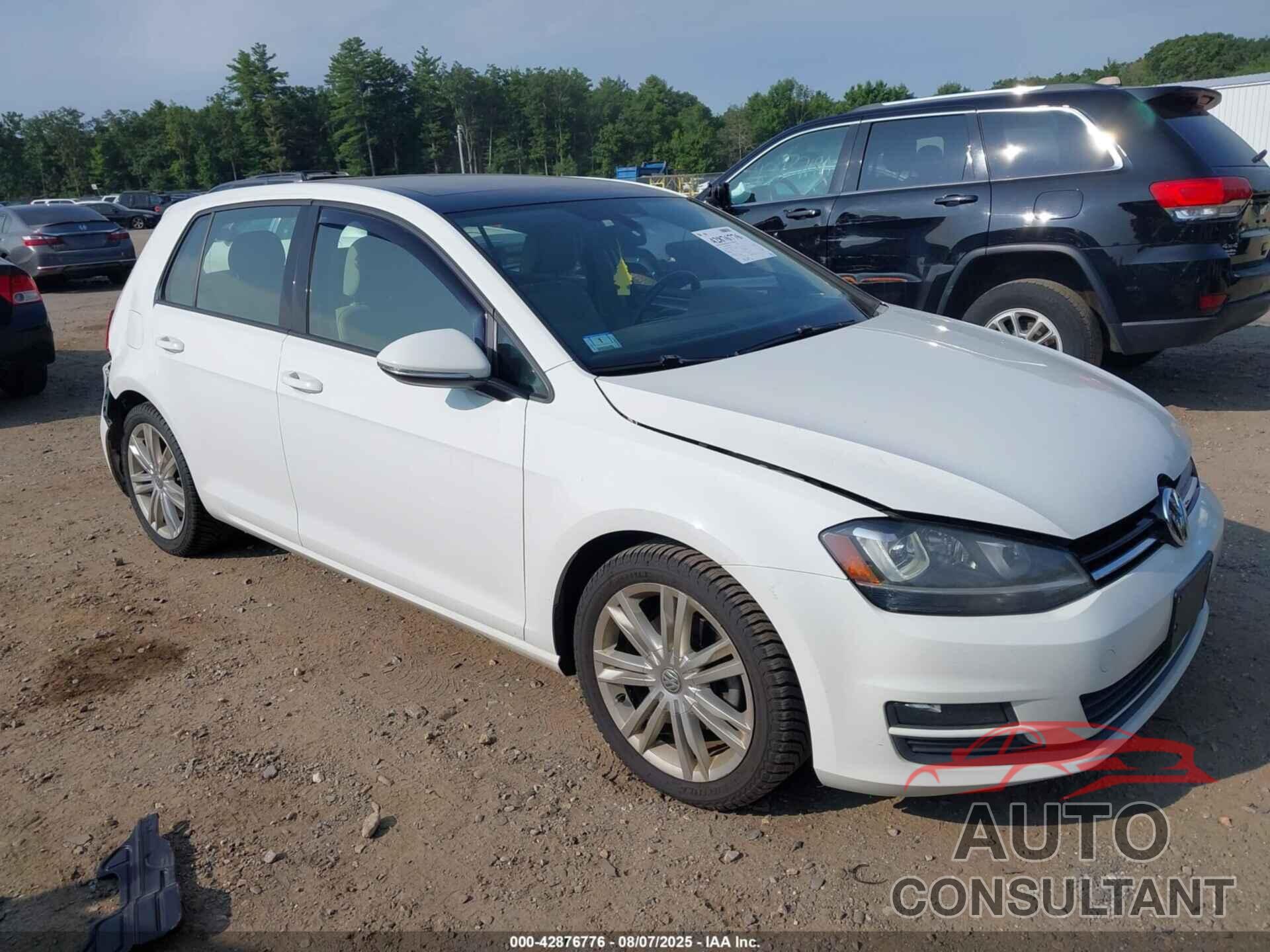 VOLKSWAGEN GOLF 2015 - 3VW2A7AU7FM021883