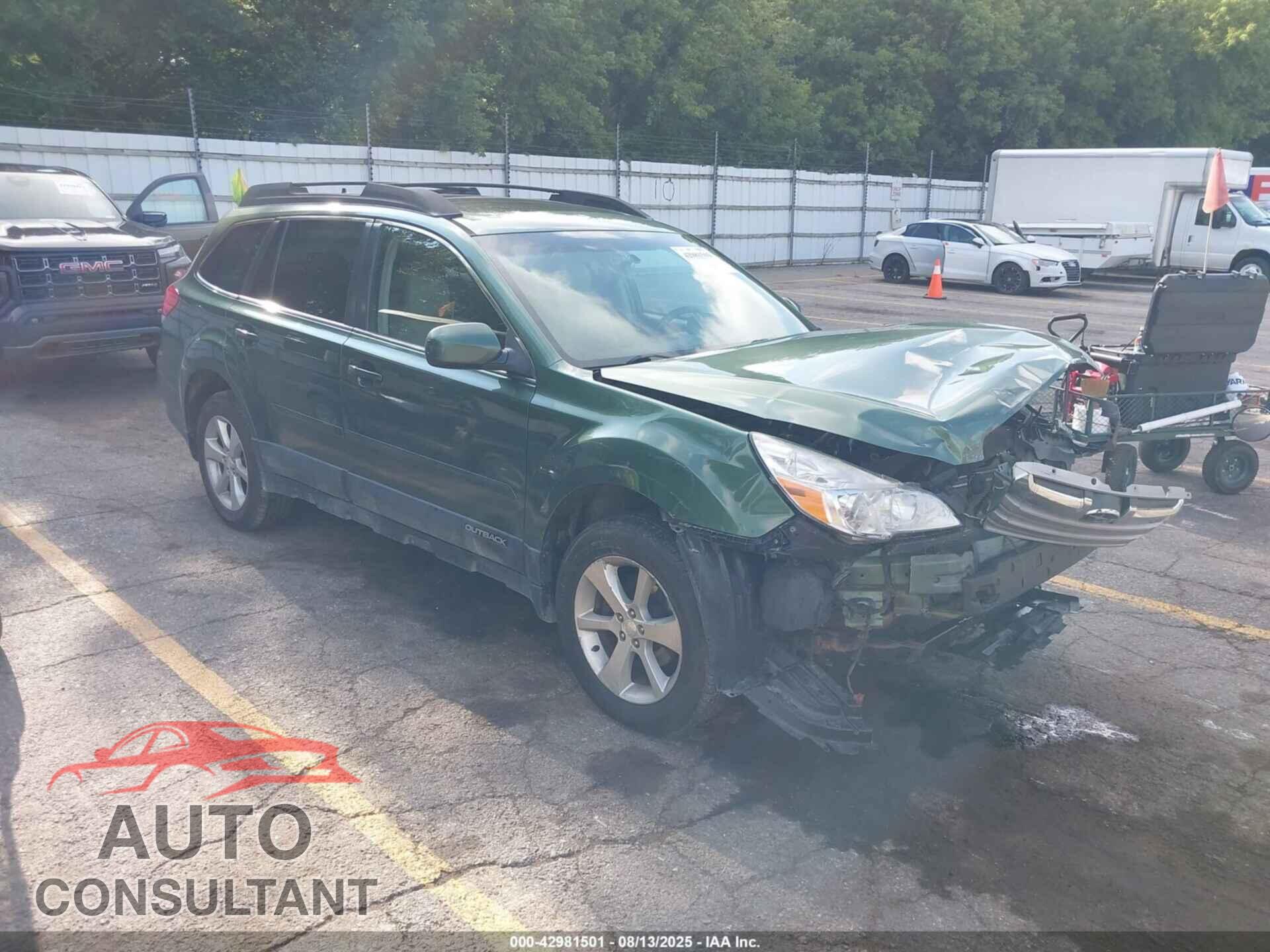 SUBARU OUTBACK 2014 - 4S4BRBLC4E3252612