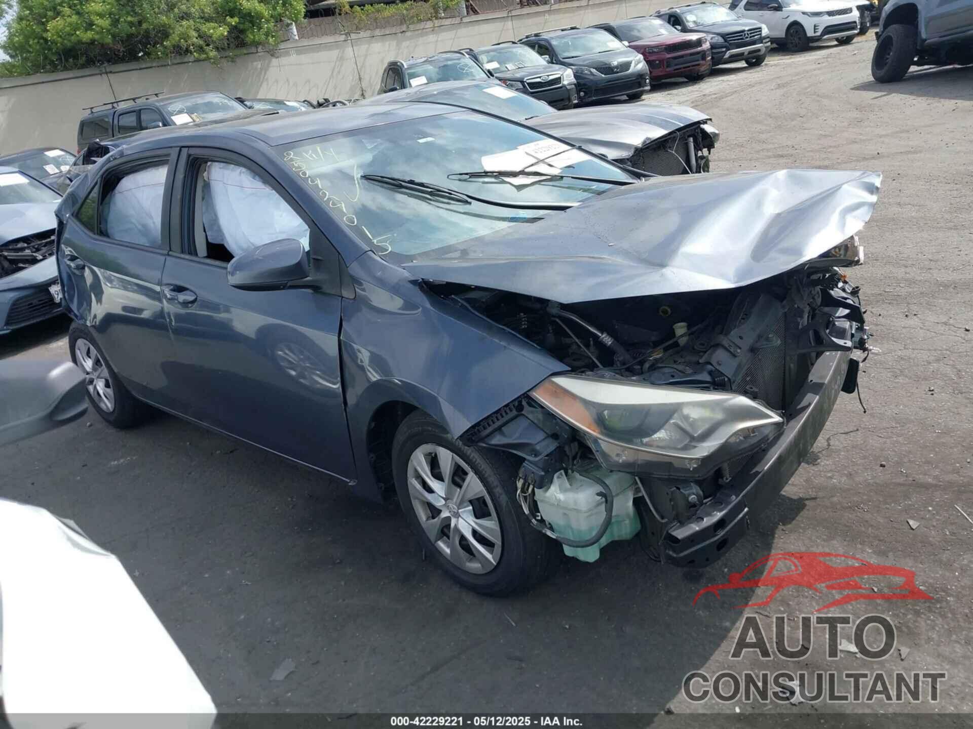 TOYOTA COROLLA 2016 - 5YFBURHE9GP507660