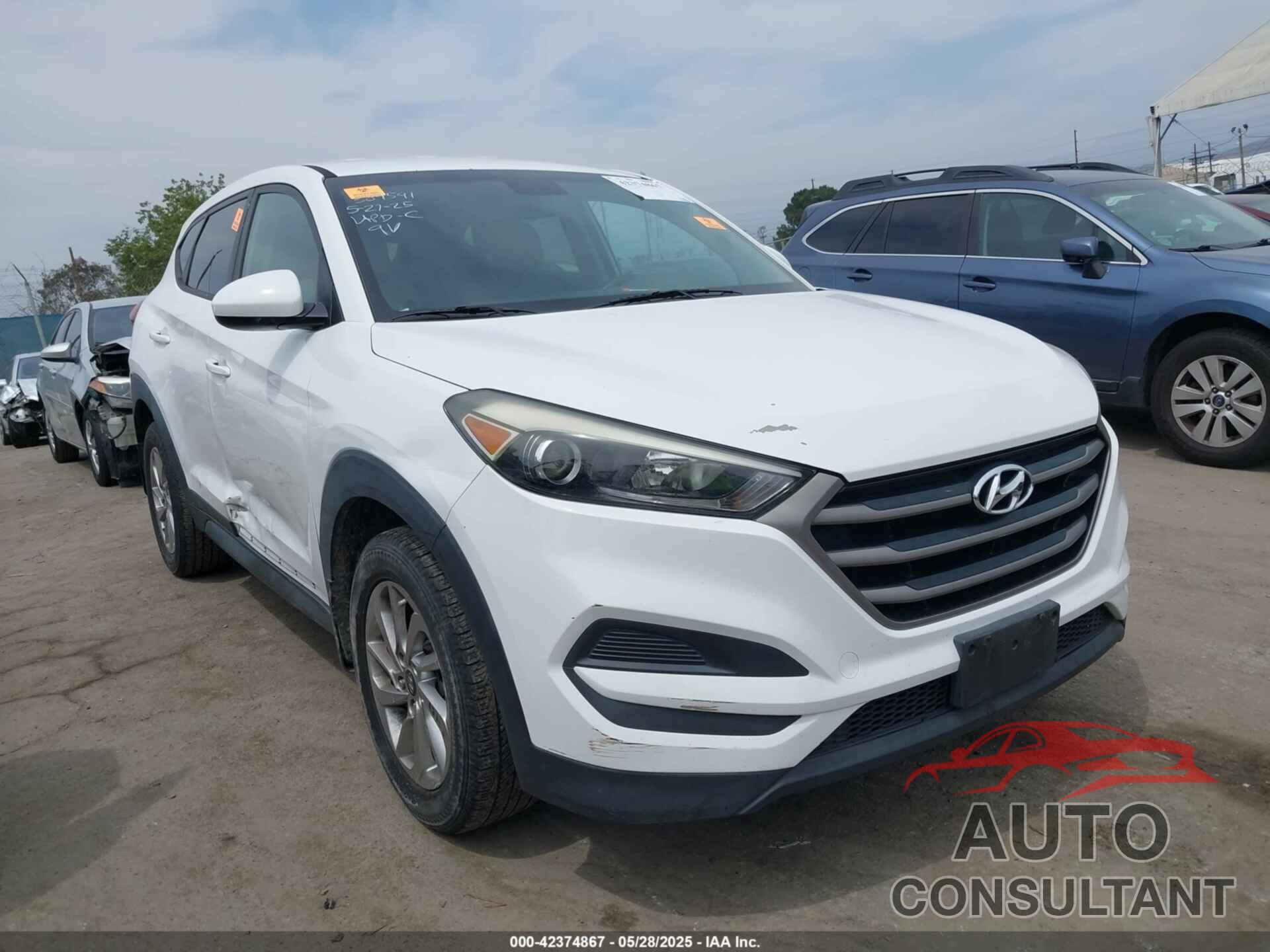 HYUNDAI TUCSON 2016 - KM8J23A40GU216320