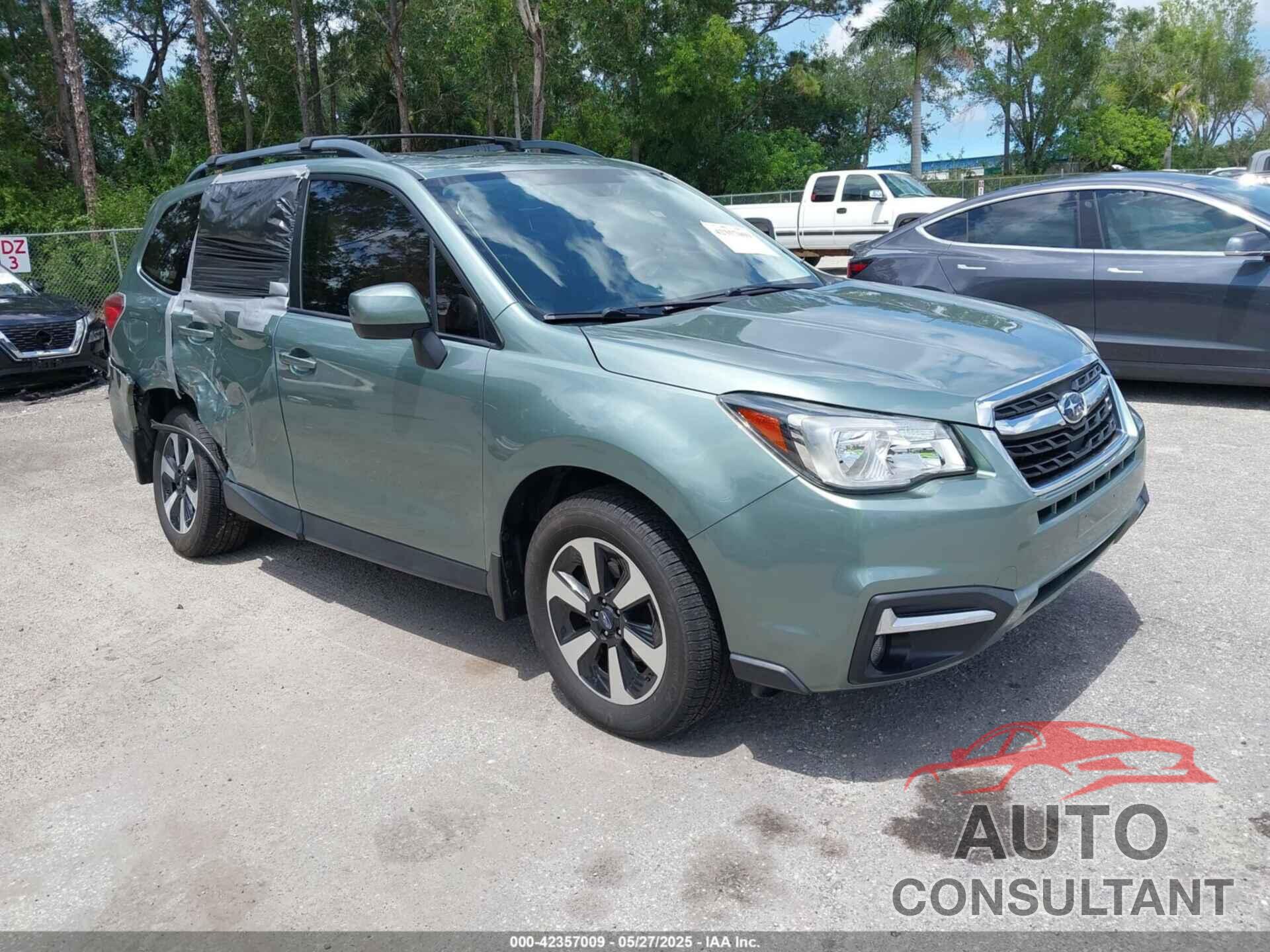 SUBARU FORESTER 2018 - JF2SJAGC1JH597756