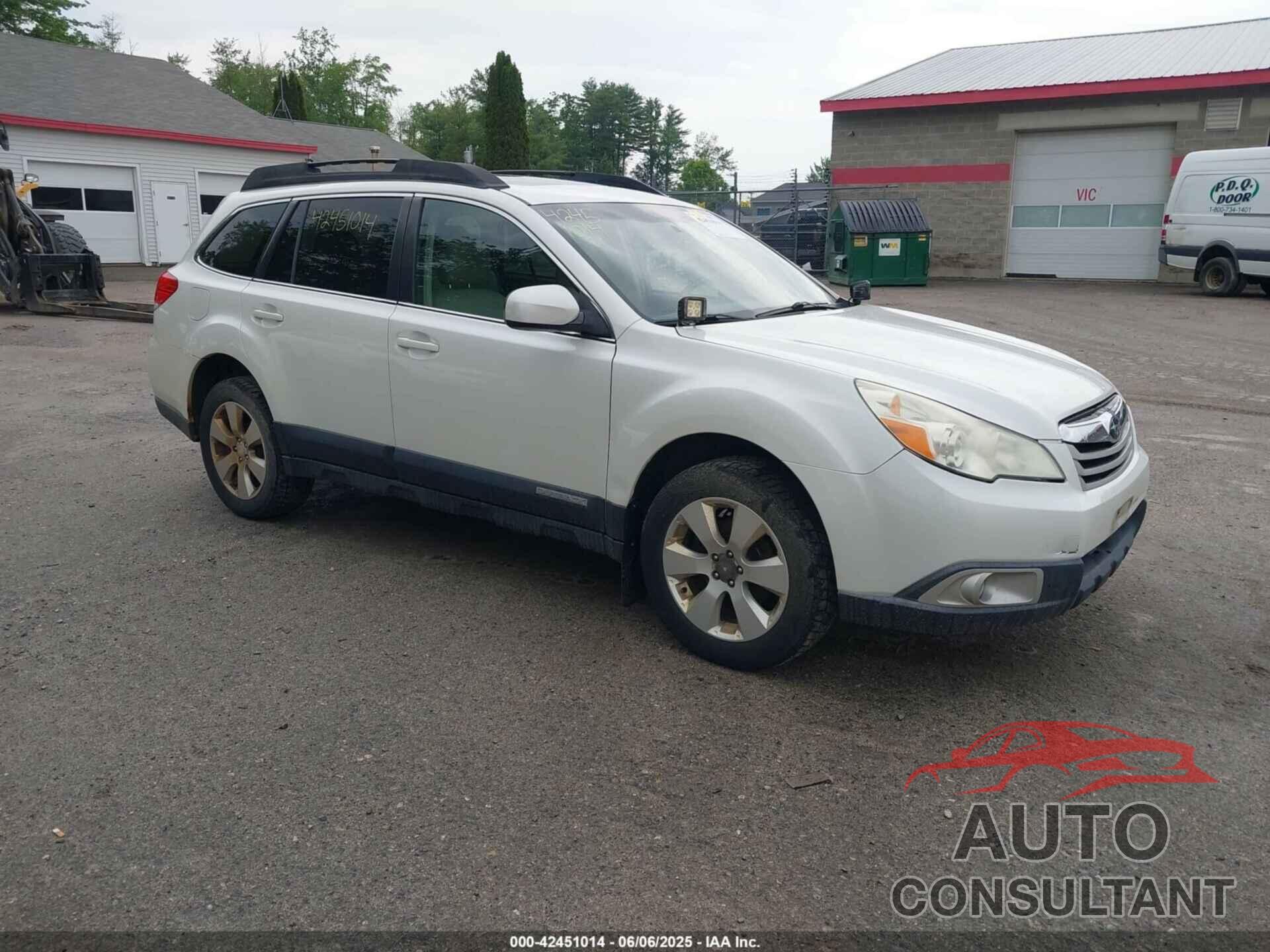 SUBARU OUTBACK 2011 - 4S4BRBGC2B3313400