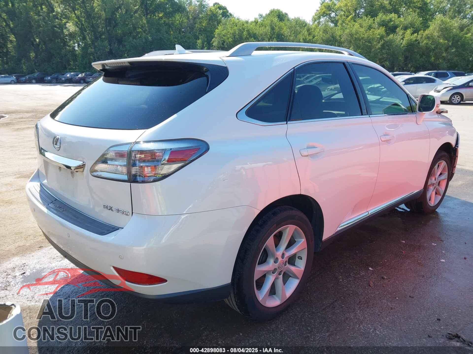 LEXUS RX 350 2012 - 2T2ZK1BA3CC073799