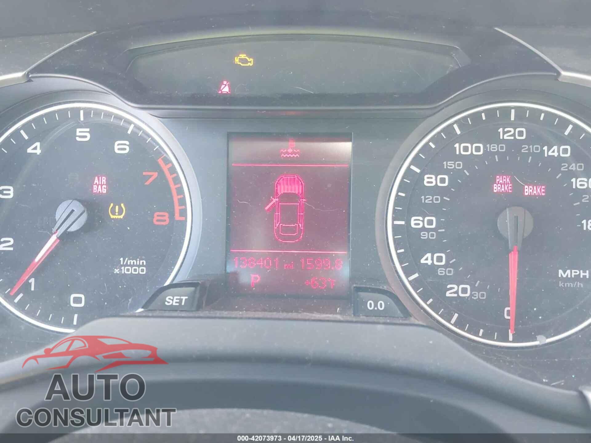 AUDI A4 2011 - WAUBFAFL9BA086398