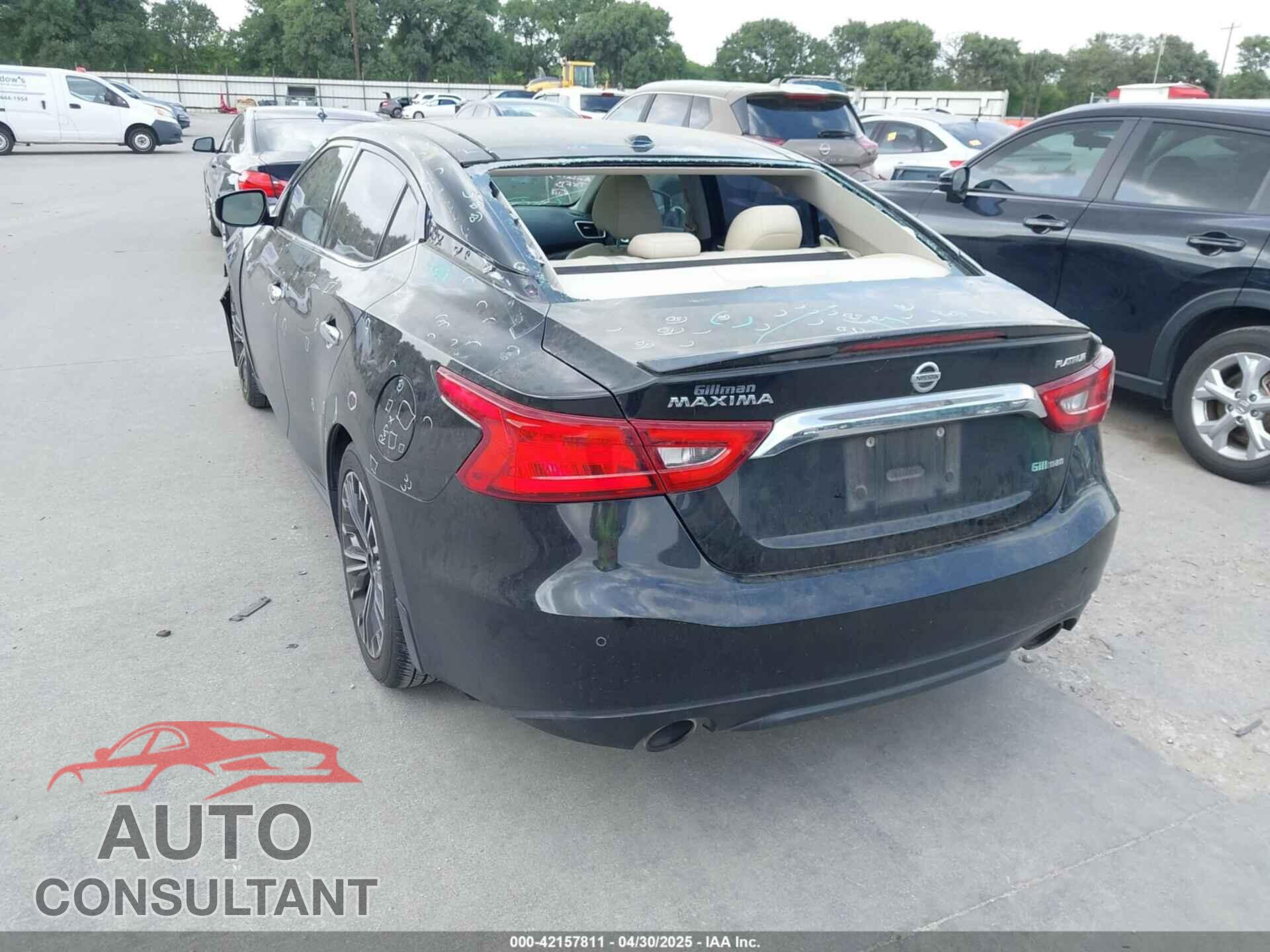 NISSAN MAXIMA 2017 - 1N4AA6AP1HC405669