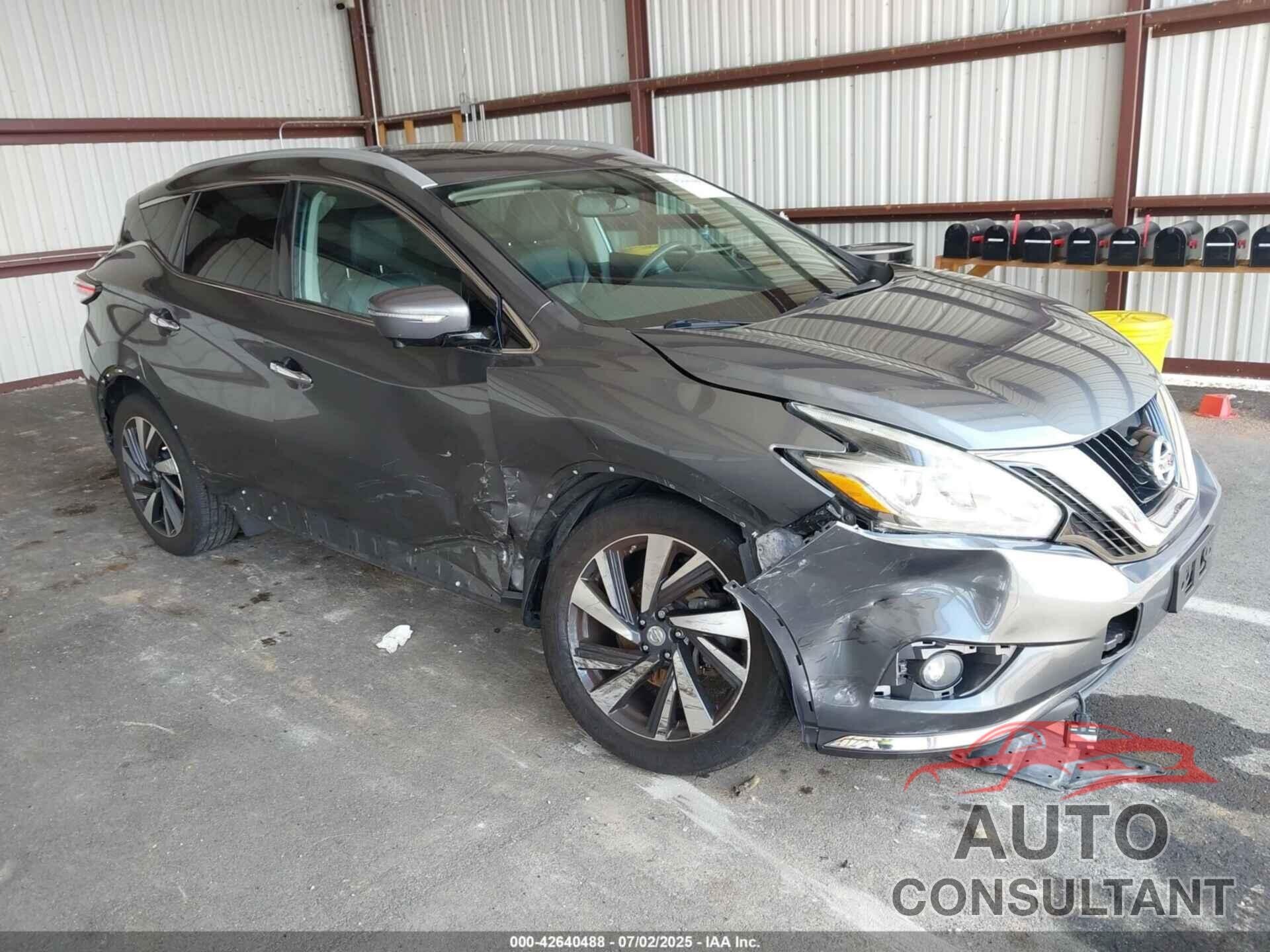 NISSAN MURANO 2015 - 5N1AZ2MH4FN255456
