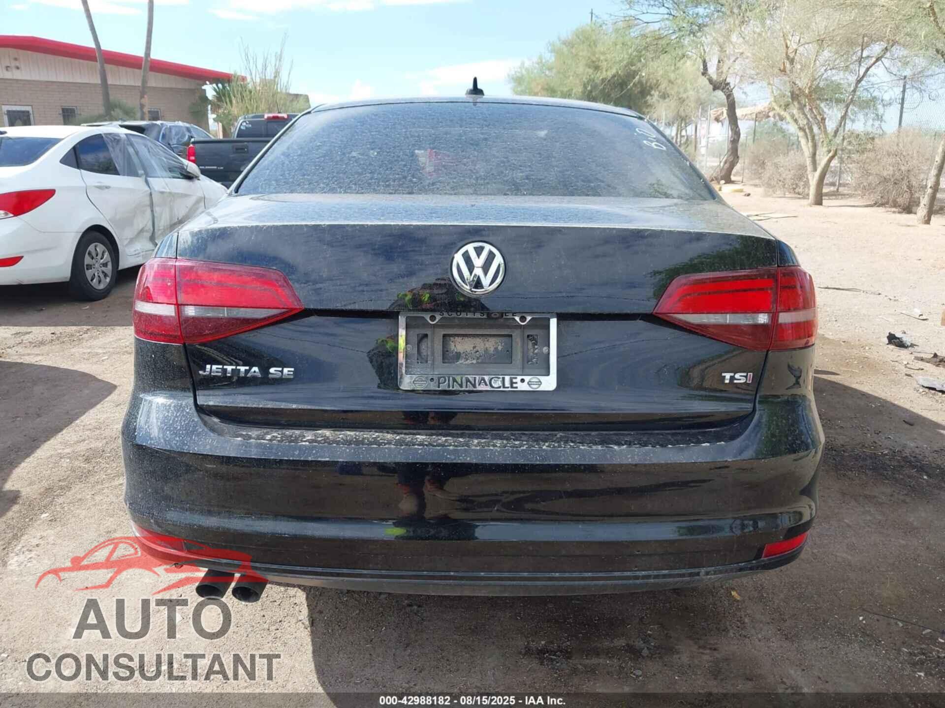 VOLKSWAGEN JETTA 2017 - 3VWDB7AJ9HM400494