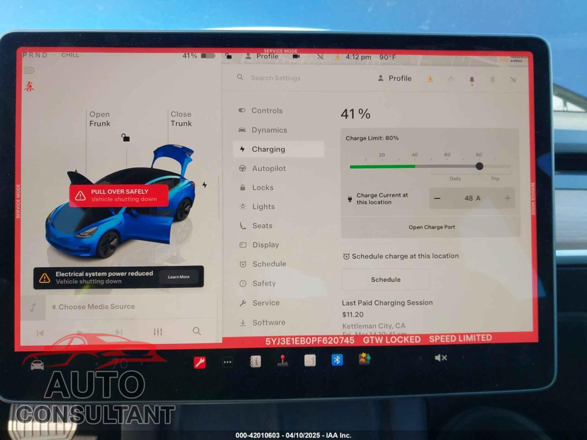TESLA MODEL 3 2023 - 5YJ3E1EB0PF620745
