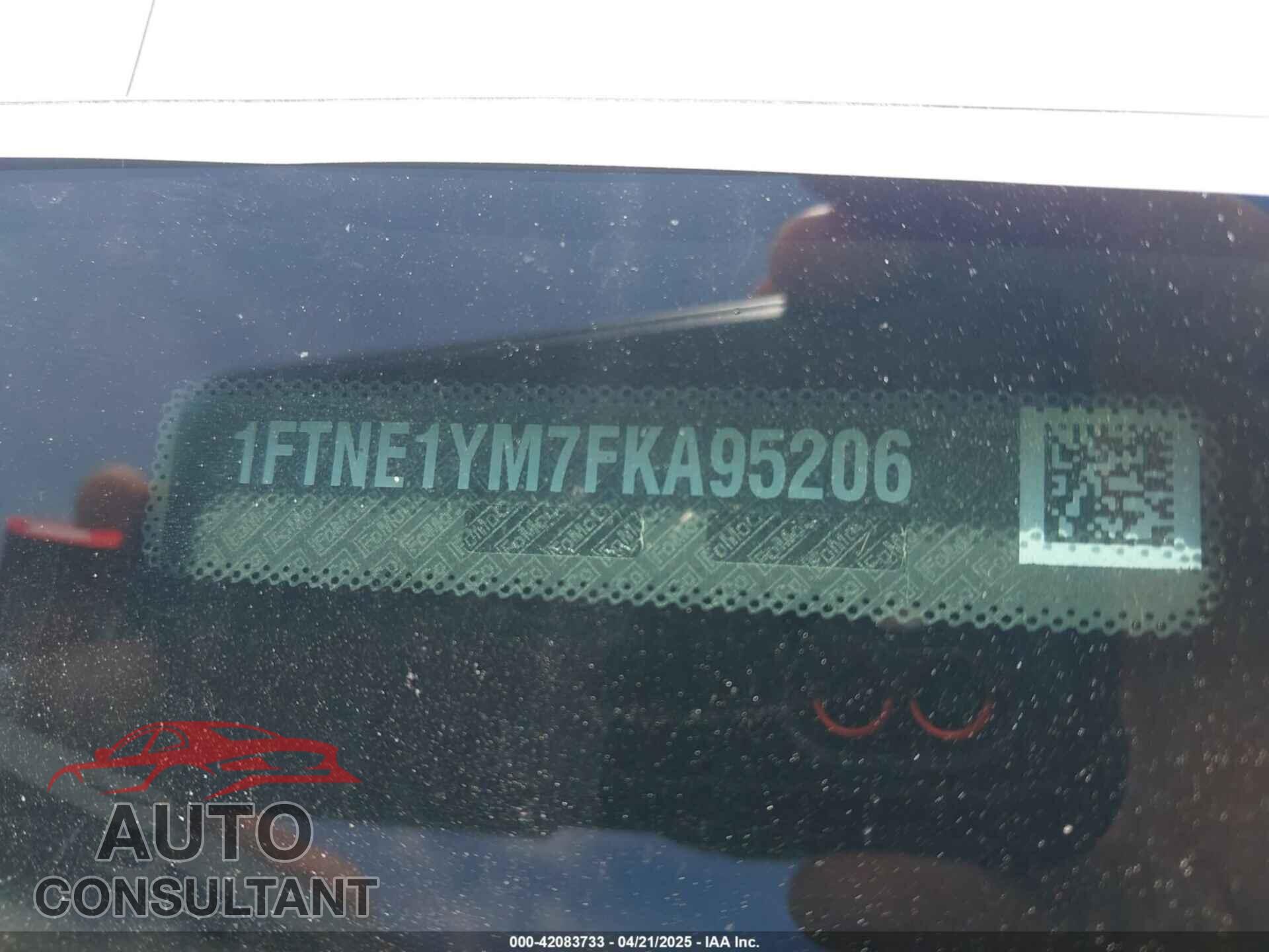 FORD TRANSIT-150 2015 - 1FTNE1YM7FKA95206