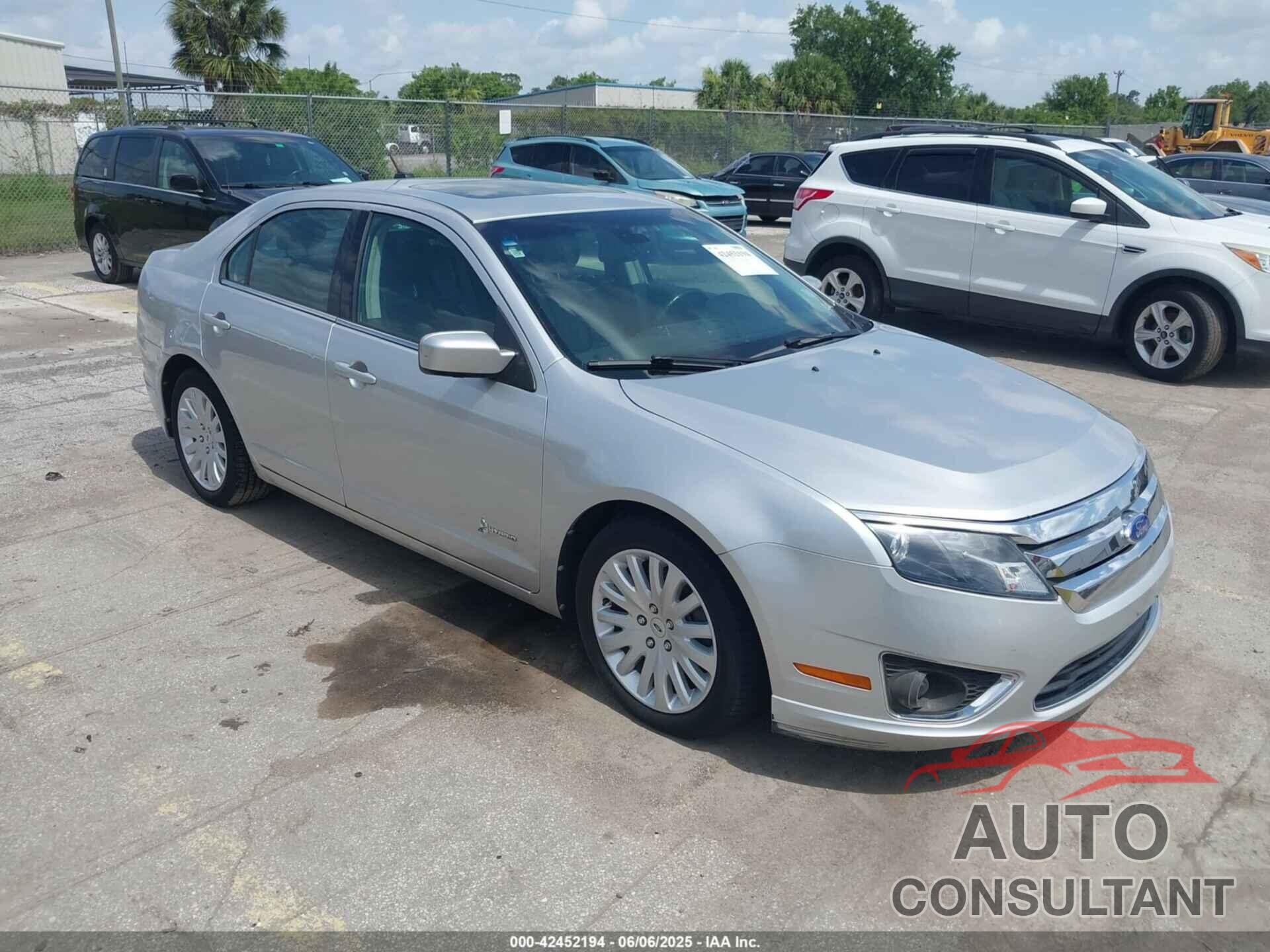 FORD FUSION HYBRID 2011 - 3FADP0L38BR249996