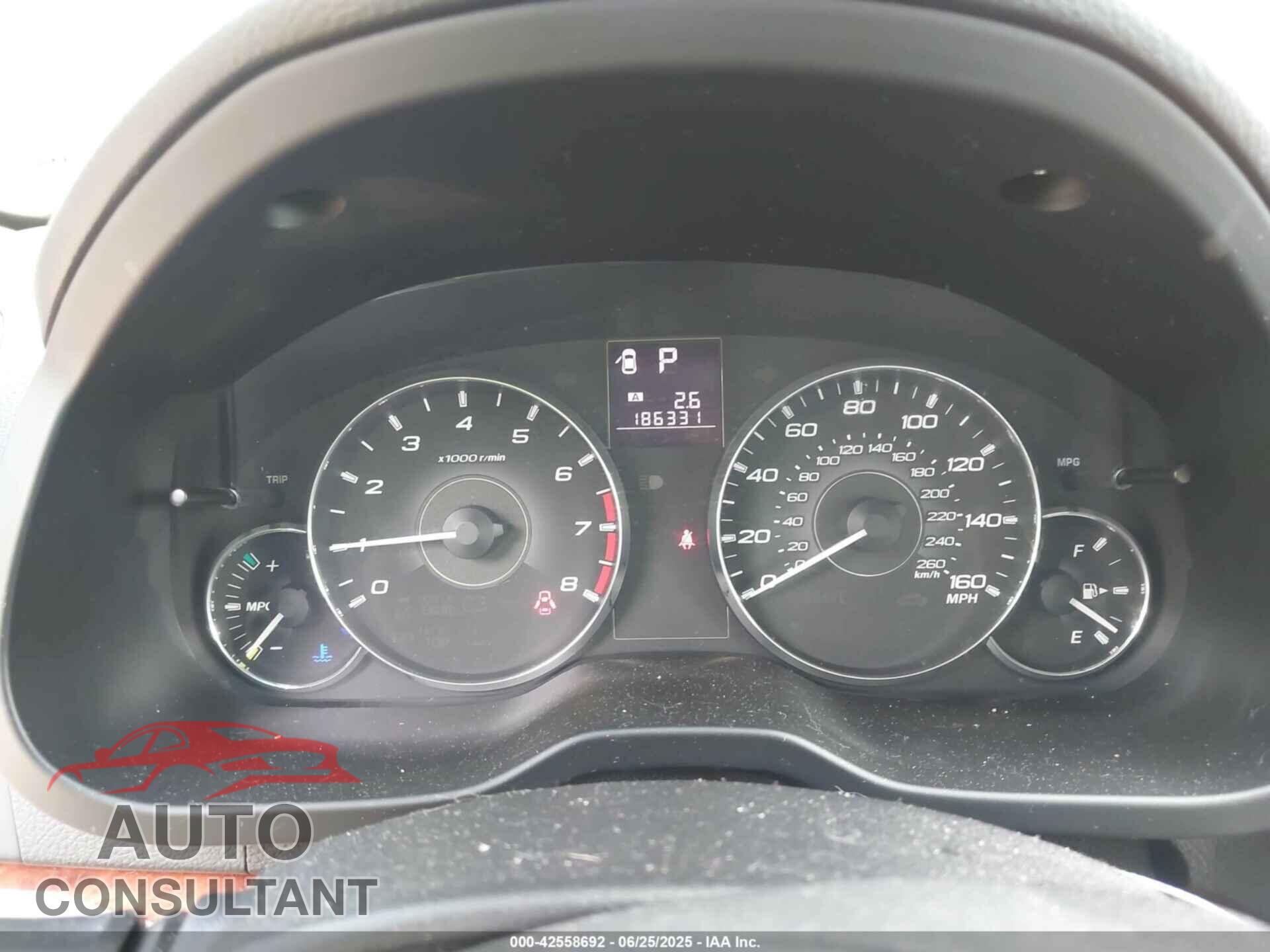 SUBARU LEGACY 2011 - 4S3BMDL60B2210531