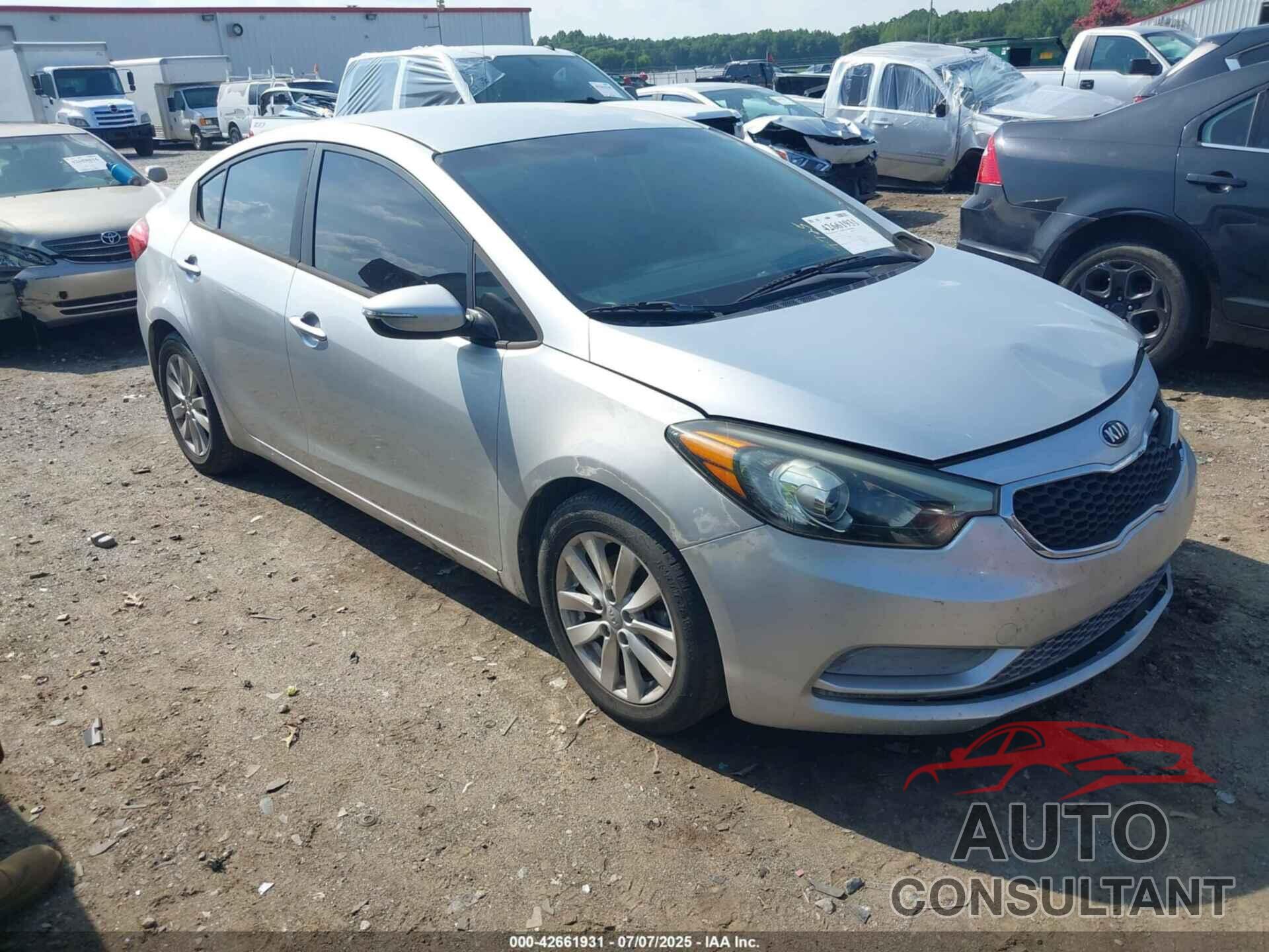 KIA FORTE 2015 - KNAFX4A6XF5255957