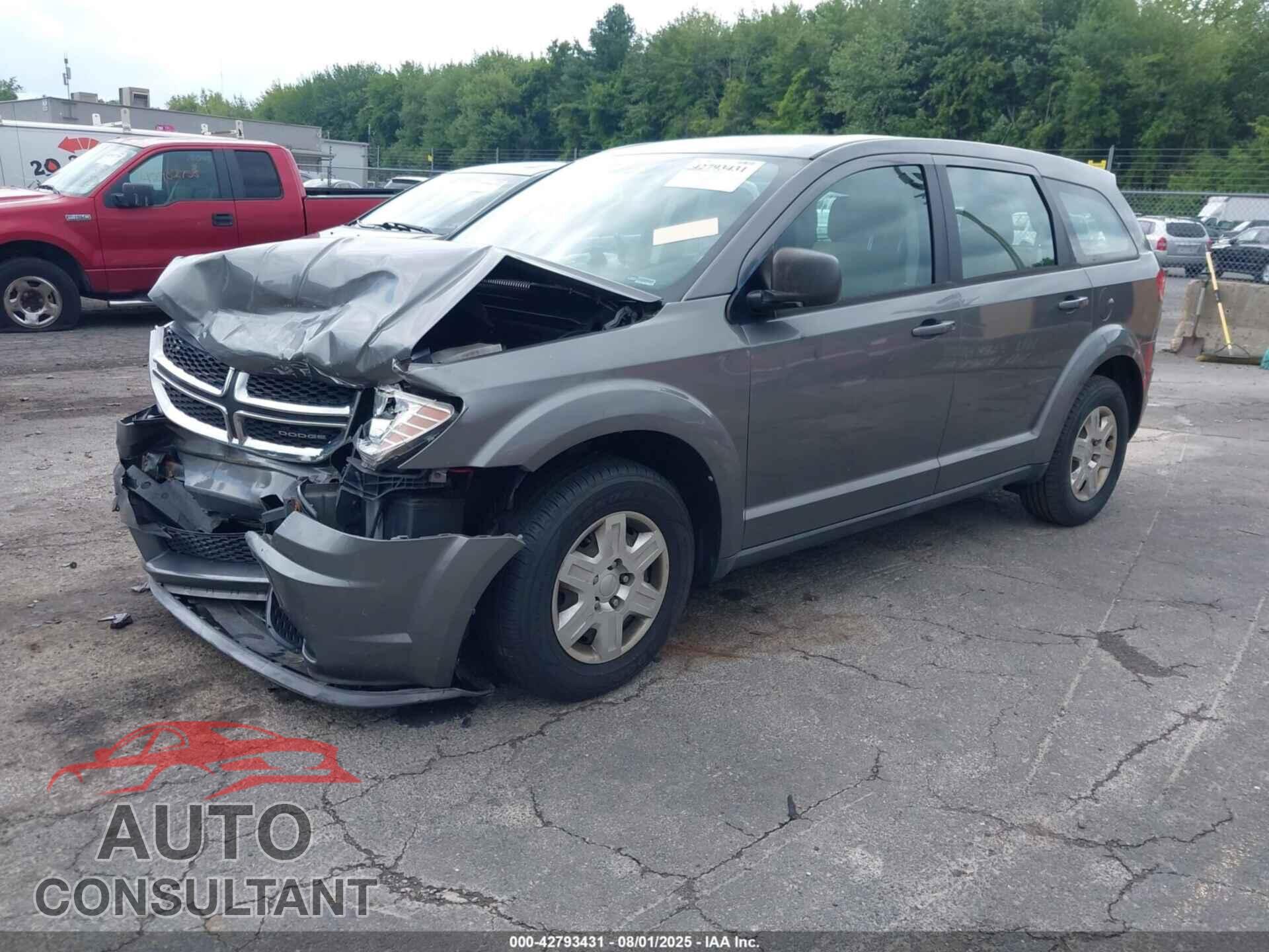 DODGE JOURNEY 2012 - 3C4PDCAB1CT204849