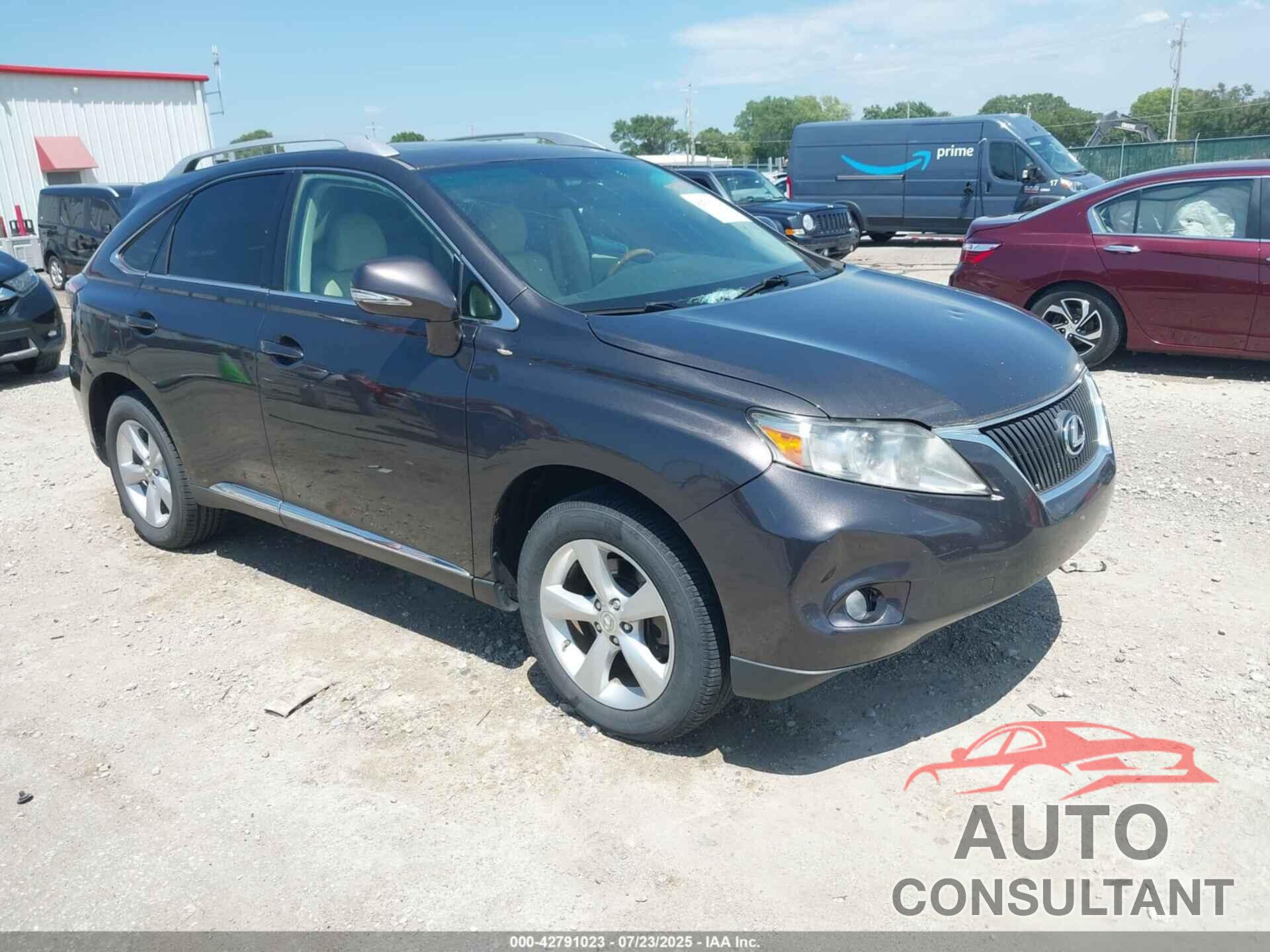 LEXUS RX 350 2010 - 2T2BK1BA8AC003455