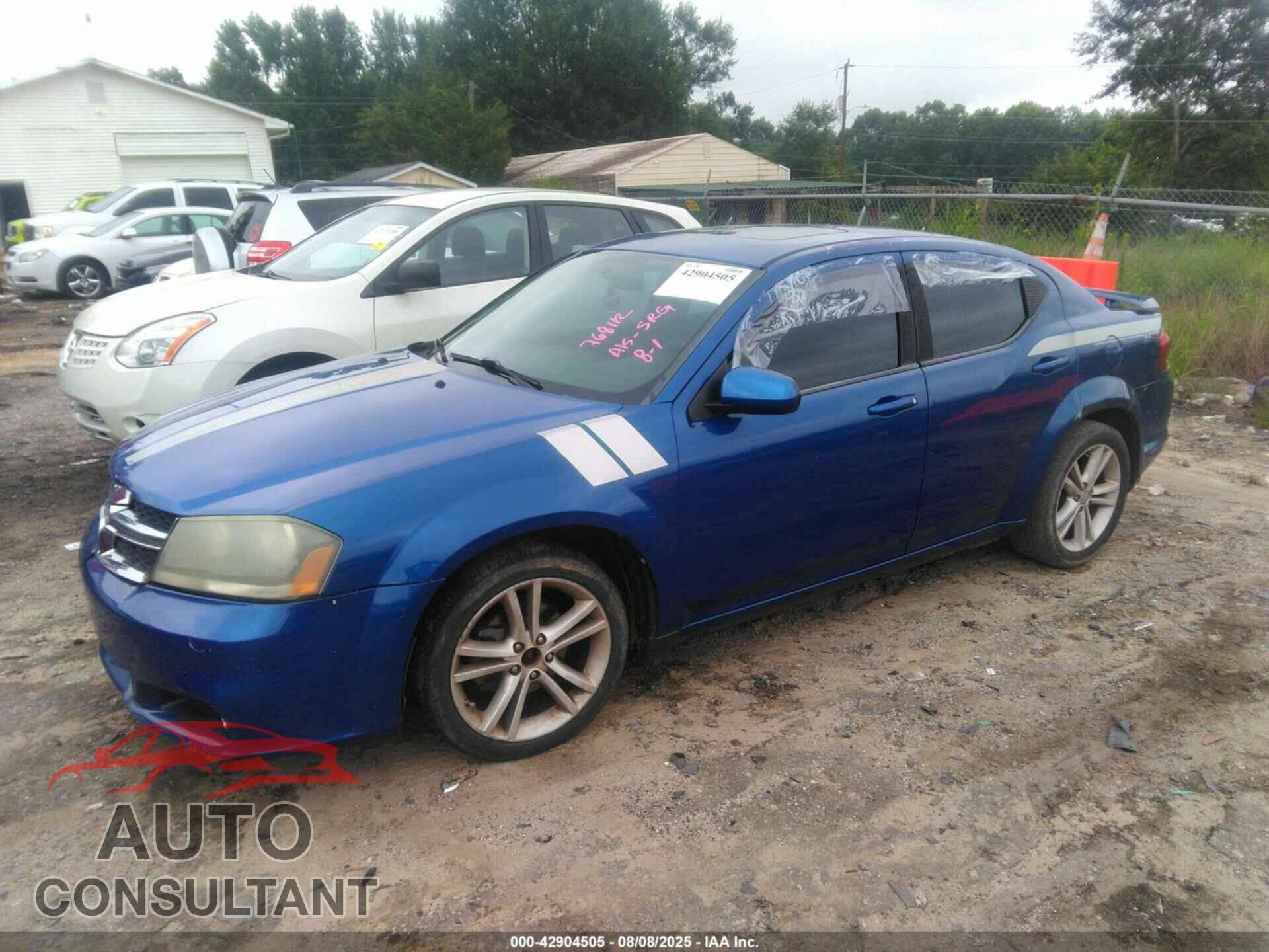 DODGE AVENGER 2013 - 1C3CDZCG8DN768112